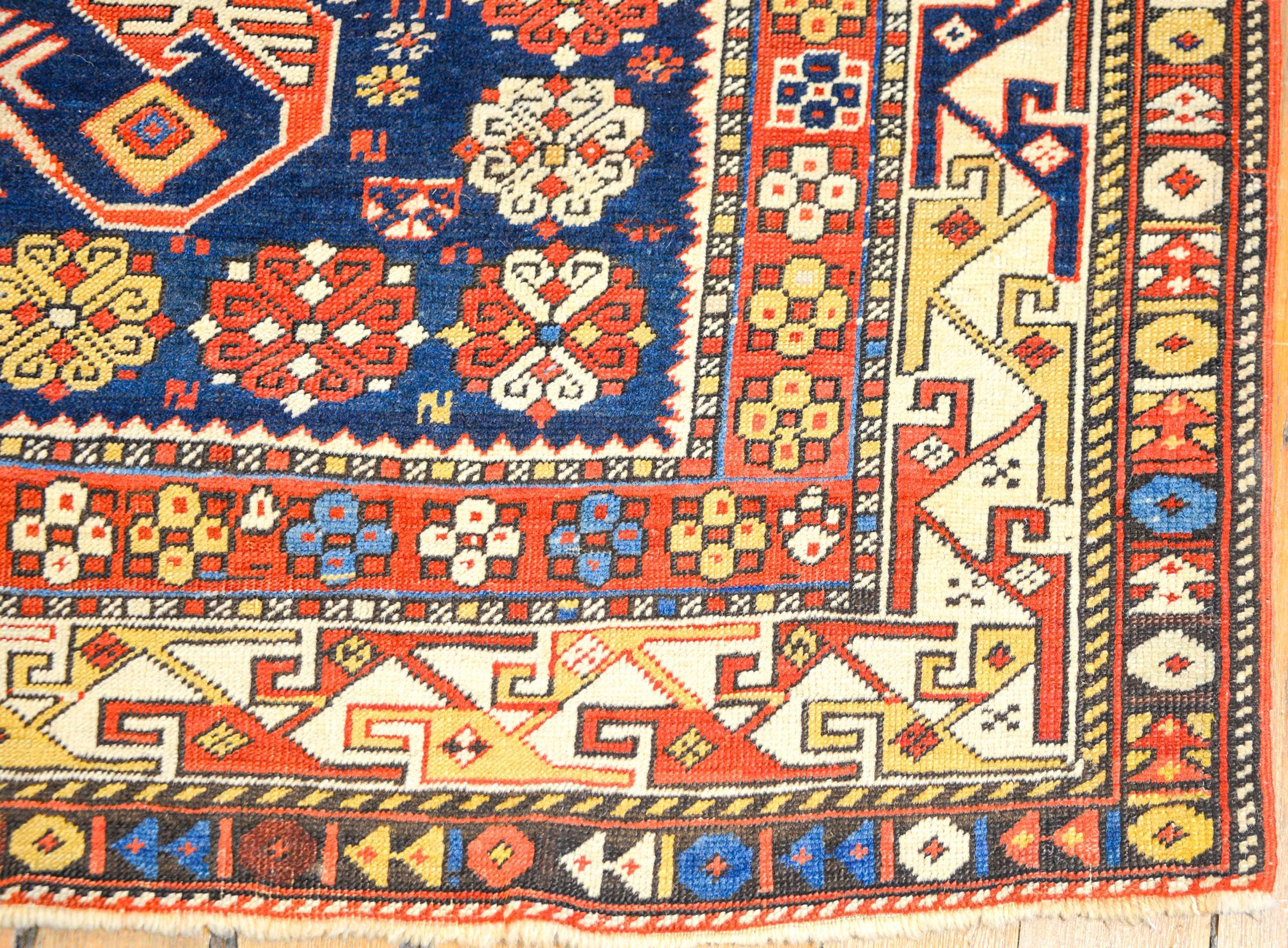 Amazing 19th Century Shirvan Rug In Good Condition In Chicago, IL