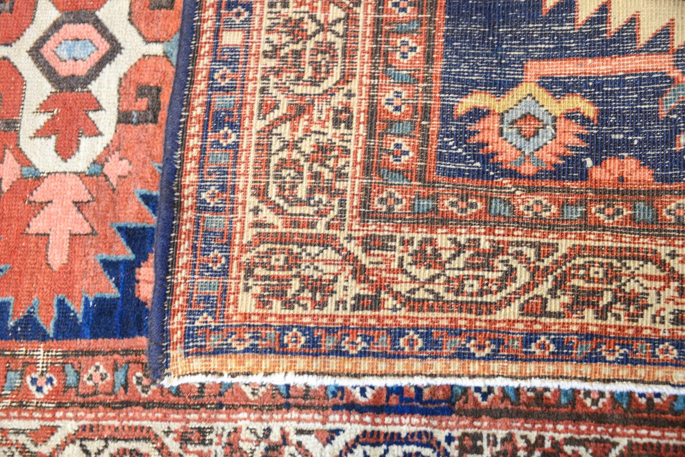Vegetable Dyed Exceptional North West Persian Runner For Sale