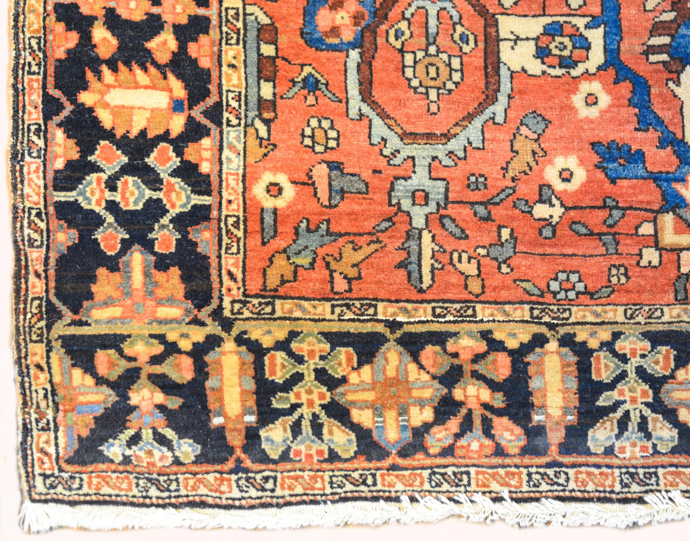 Vegetable Dyed Fantastic 20th Century Sarouk Farahan Rug For Sale