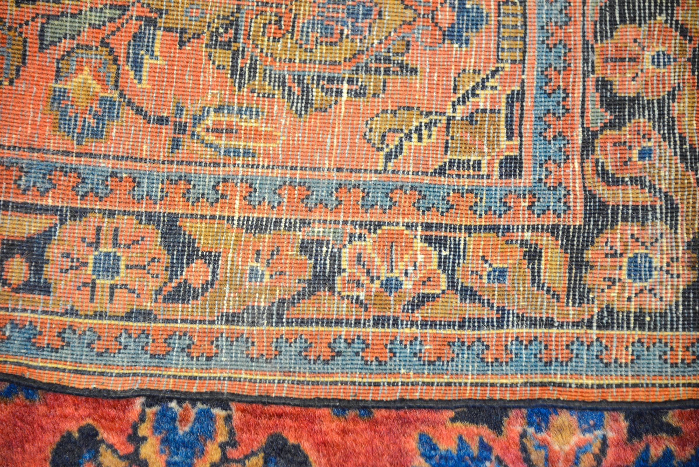 Asiatico Bellissimo tappeto Kashan del XIX secolo in vendita