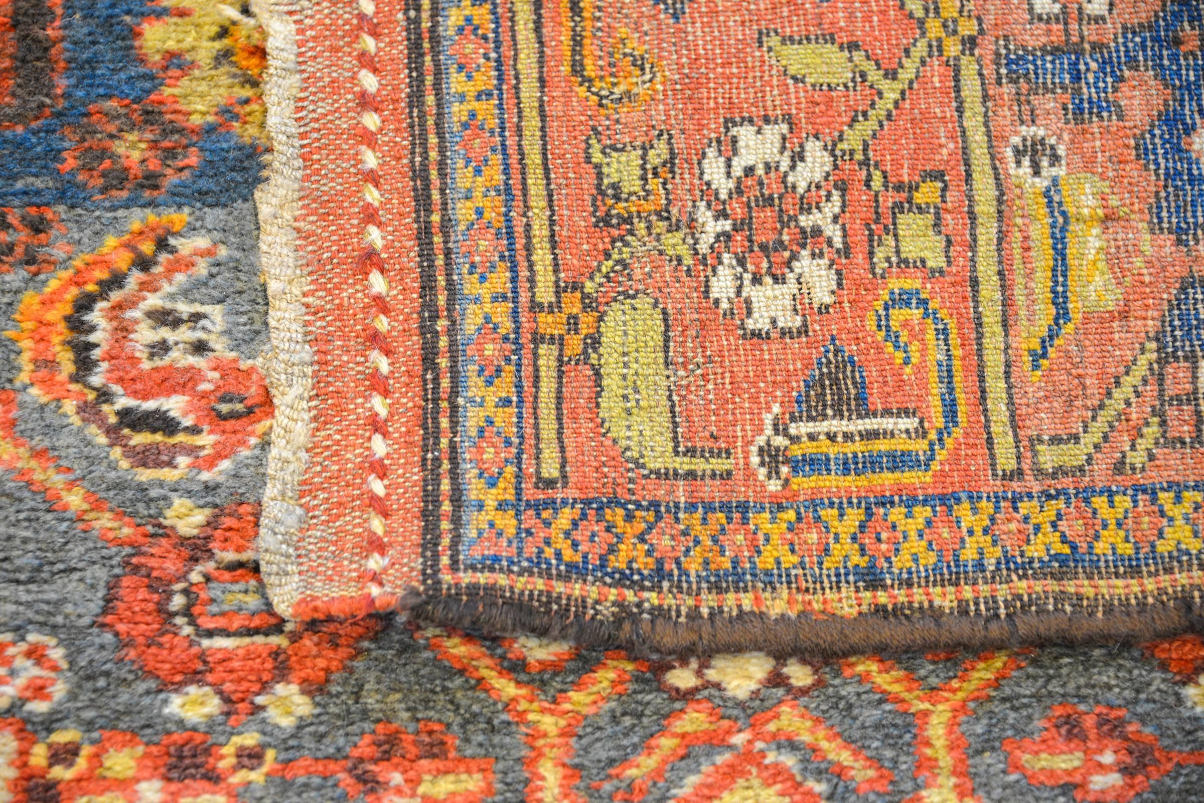 Stunning Early 20th Century Kurdish Rug In Good Condition In Chicago, IL