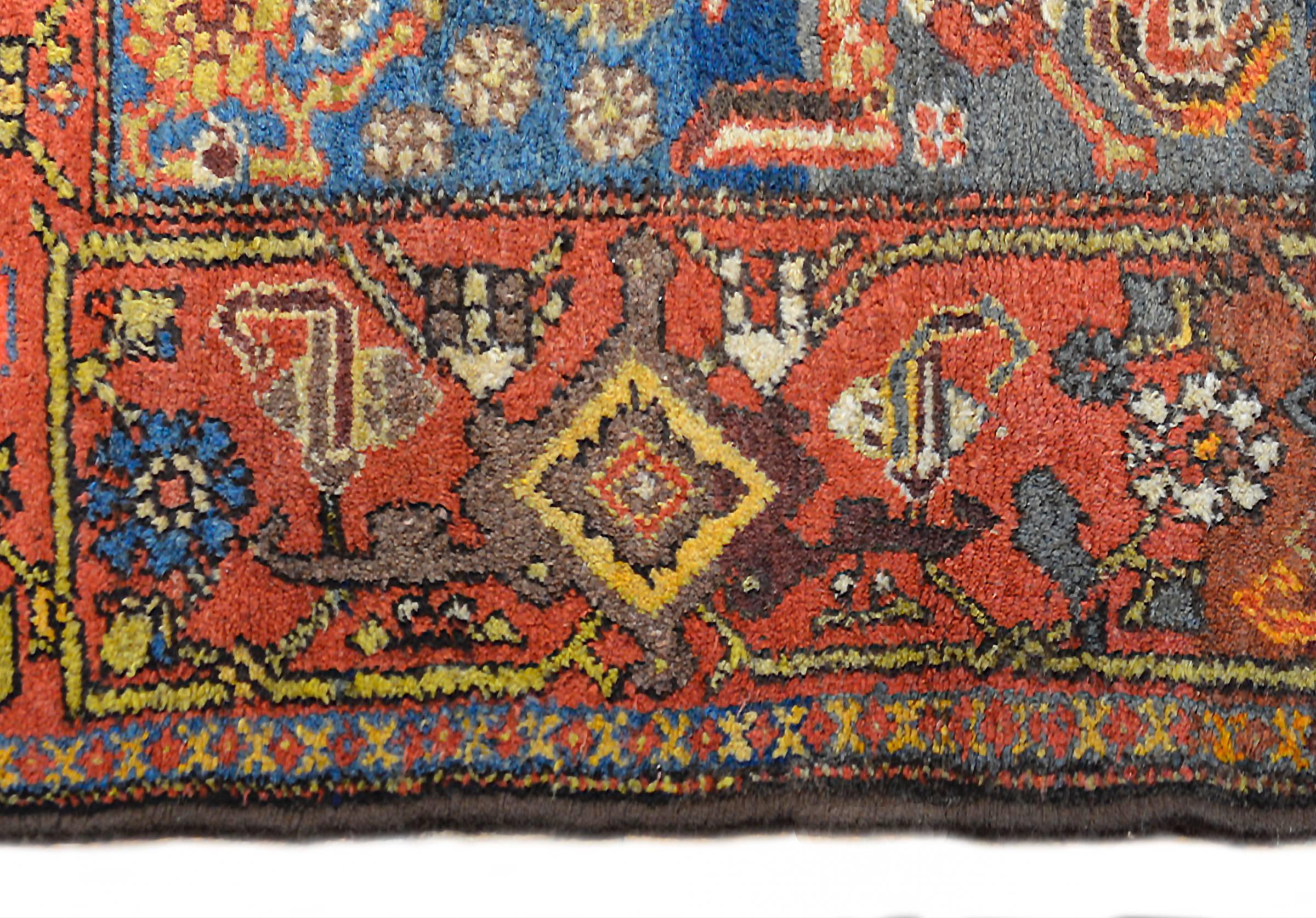 Kazak Stunning Early 20th Century Kurdish Rug