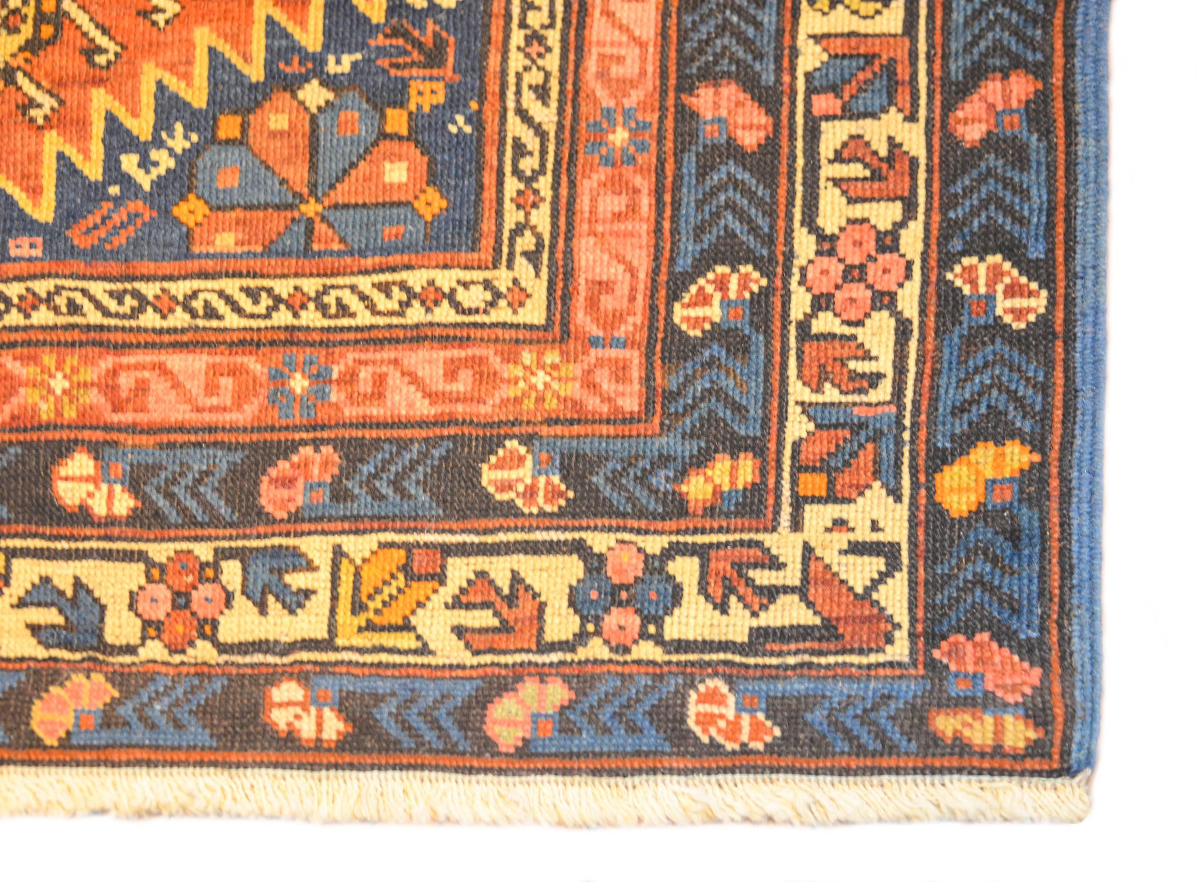 Kazak Fantastic 19th Century Shrivan Rug For Sale