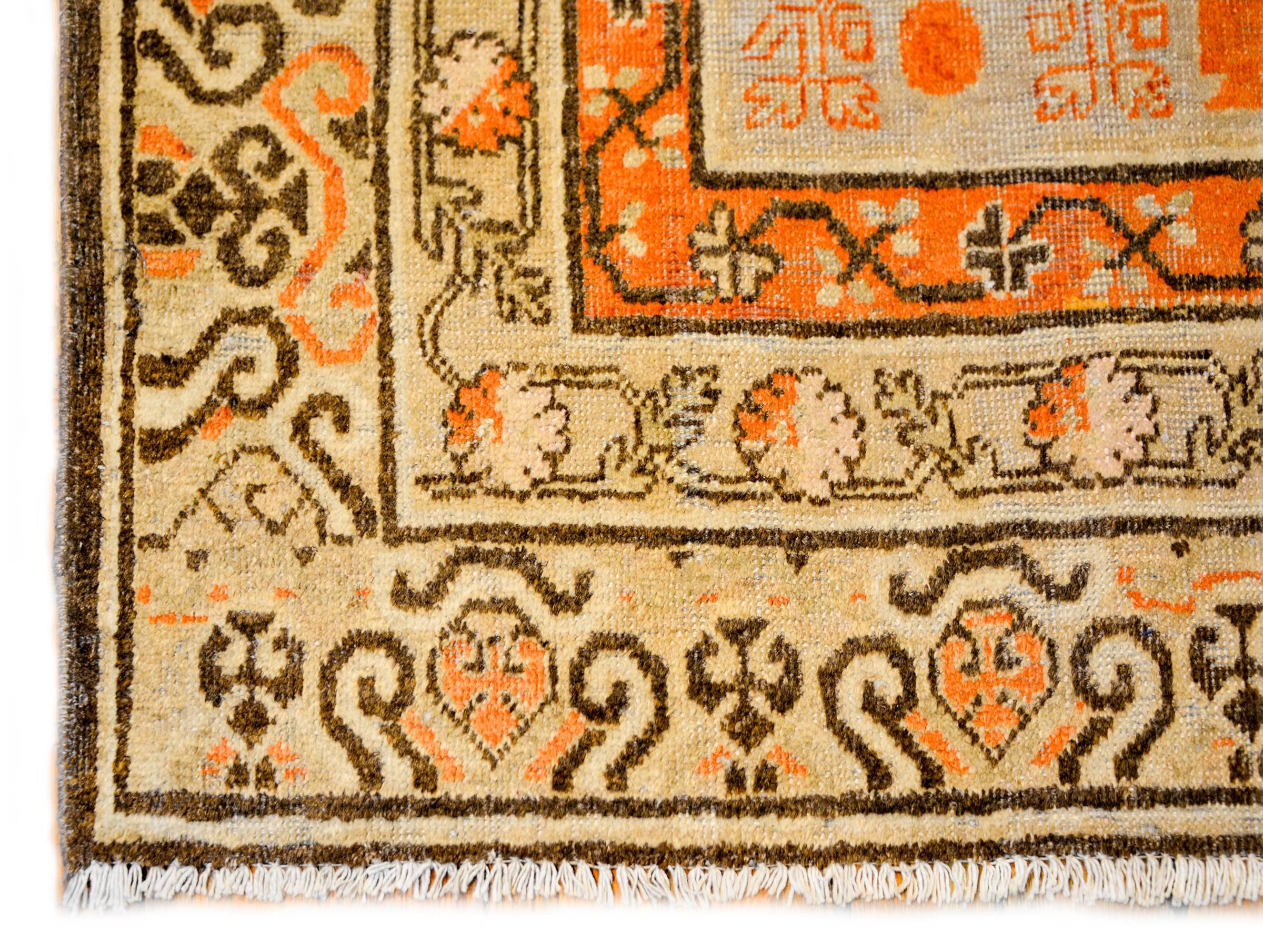 Khotan Early 20th Century Samarkand Rug