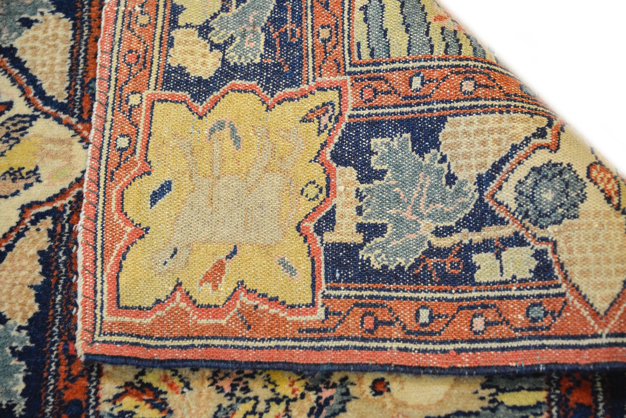 Asian Whimsical Early 20th Century Bakhtiari Rug For Sale