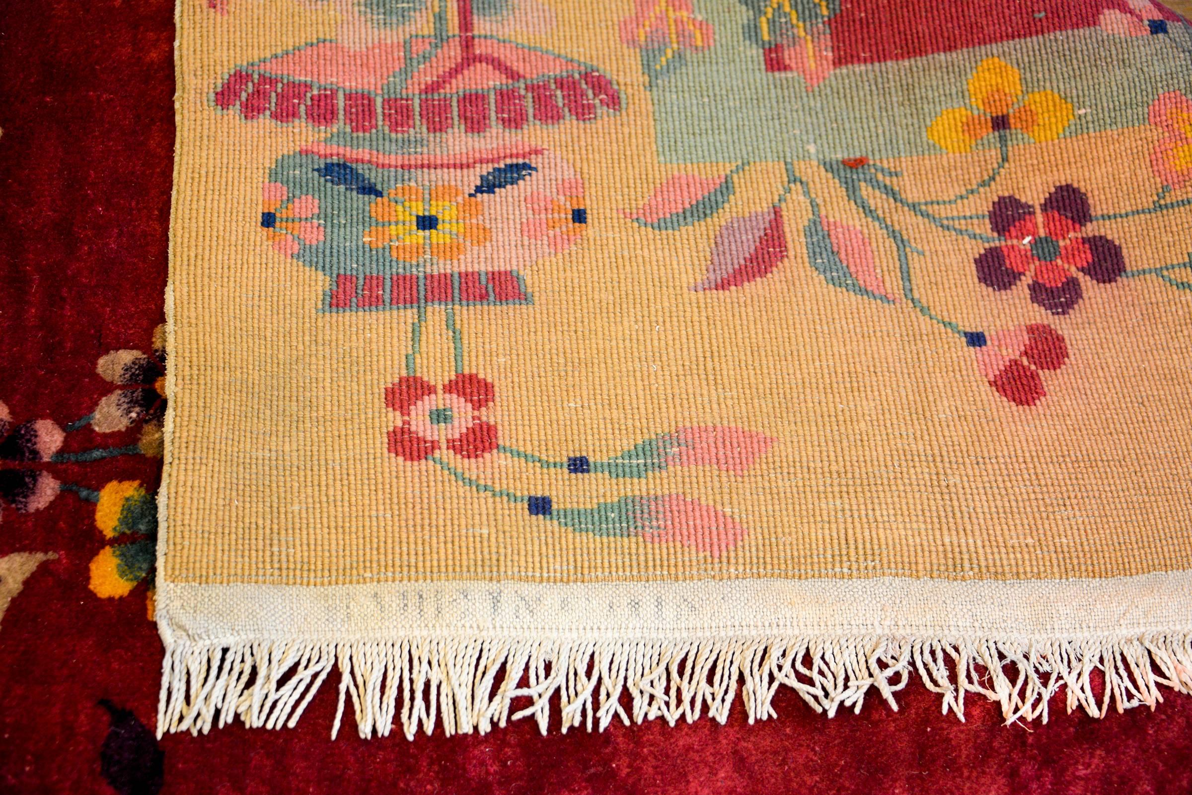 Exceptional Early 20th Century Chinese Art Deco Rug 1