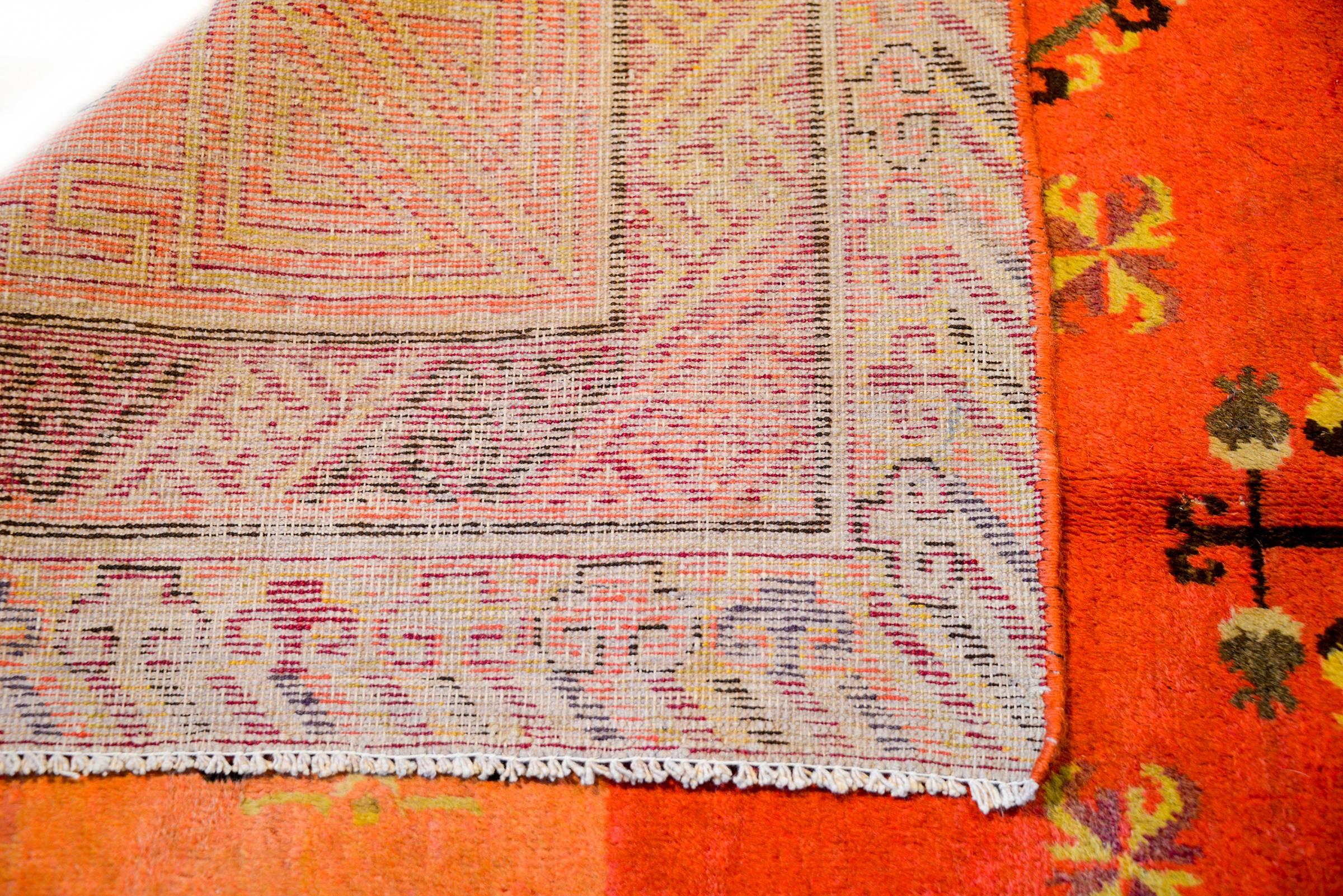 Wool Amazing Early 20th Century Khotan Rug For Sale