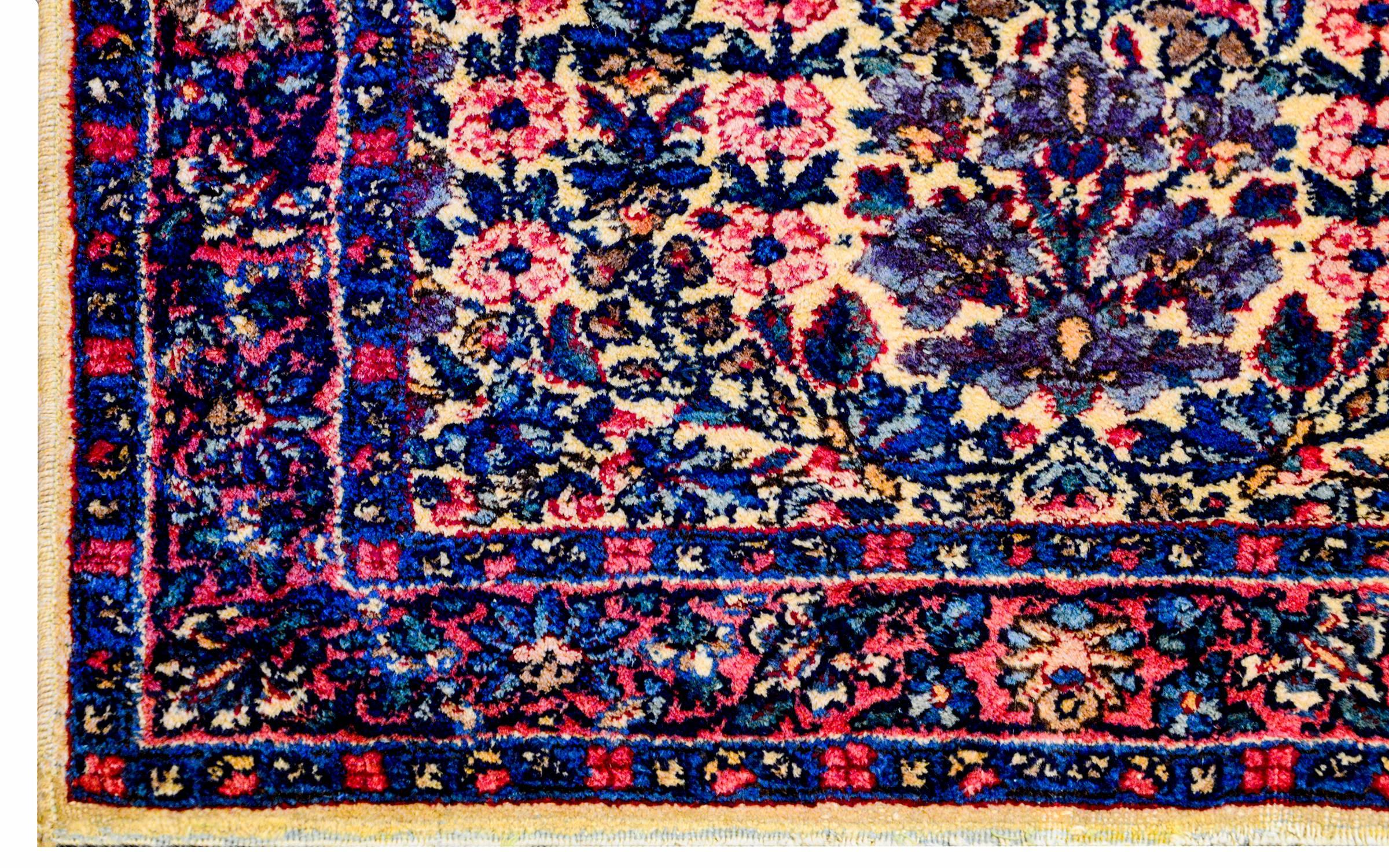 Vegetable Dyed Wonderful Early 20th Century Kirman Rug For Sale