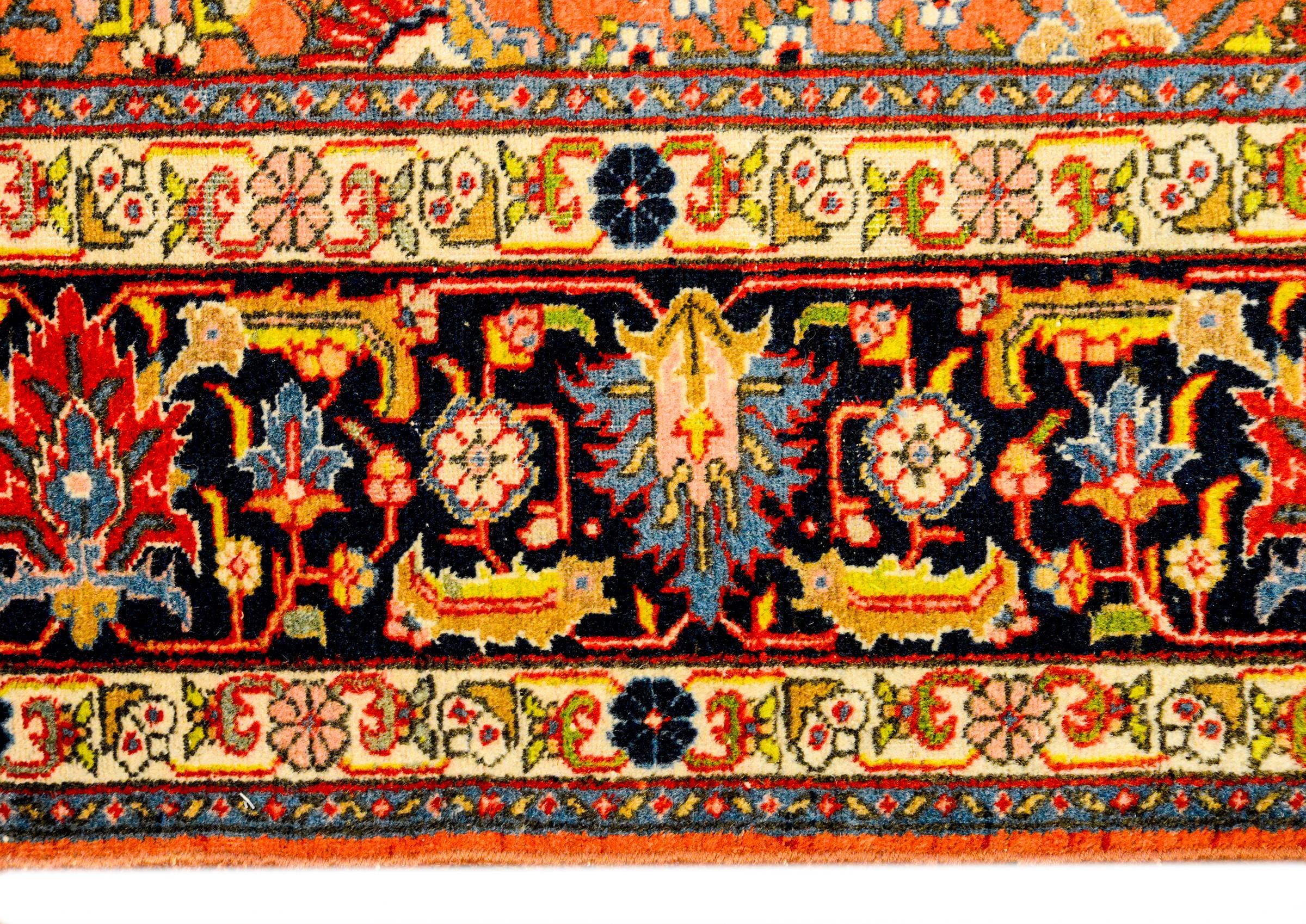 Wool Early 20th Century Tabriz Rug