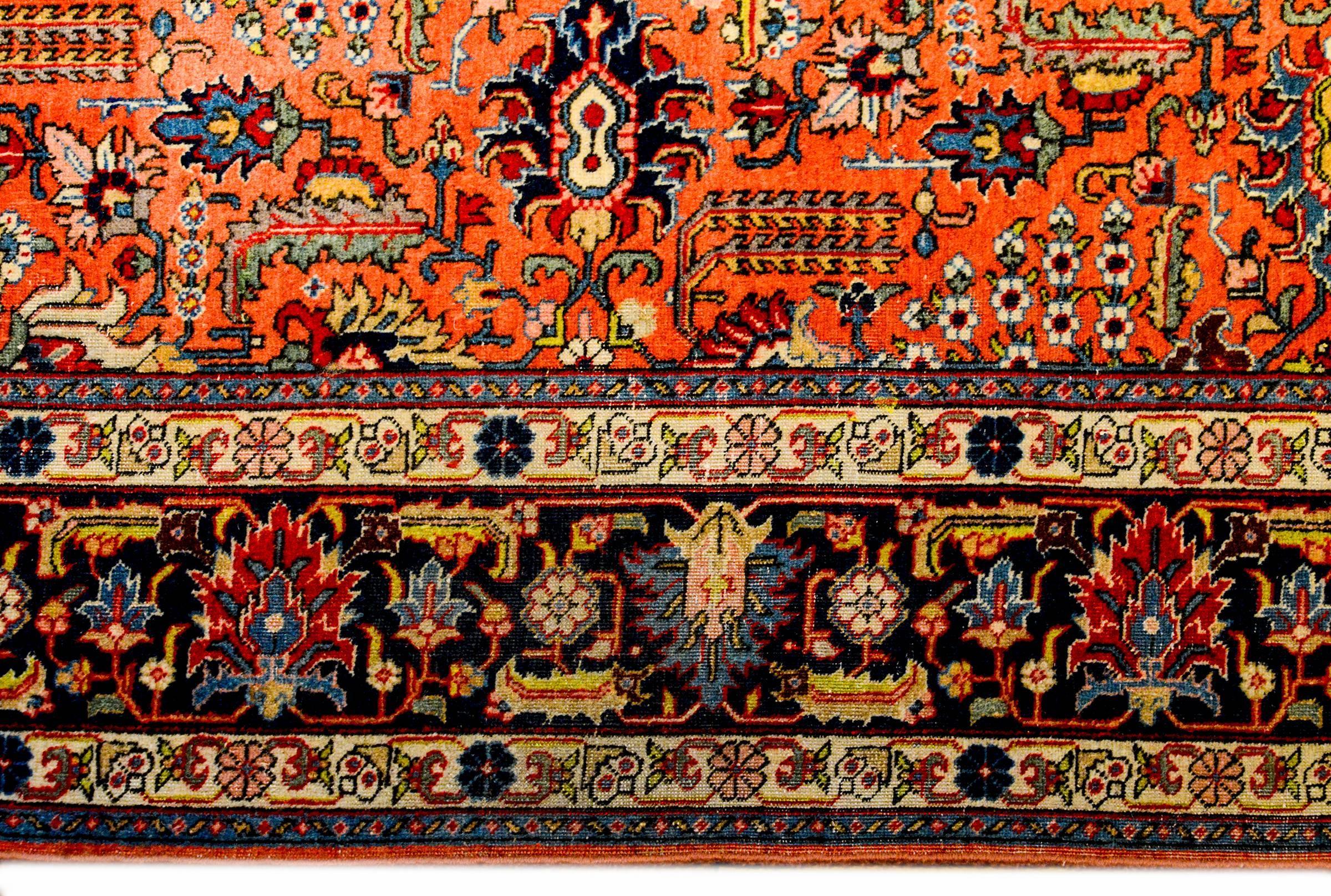 Asian Early 20th Century Tabriz Rug