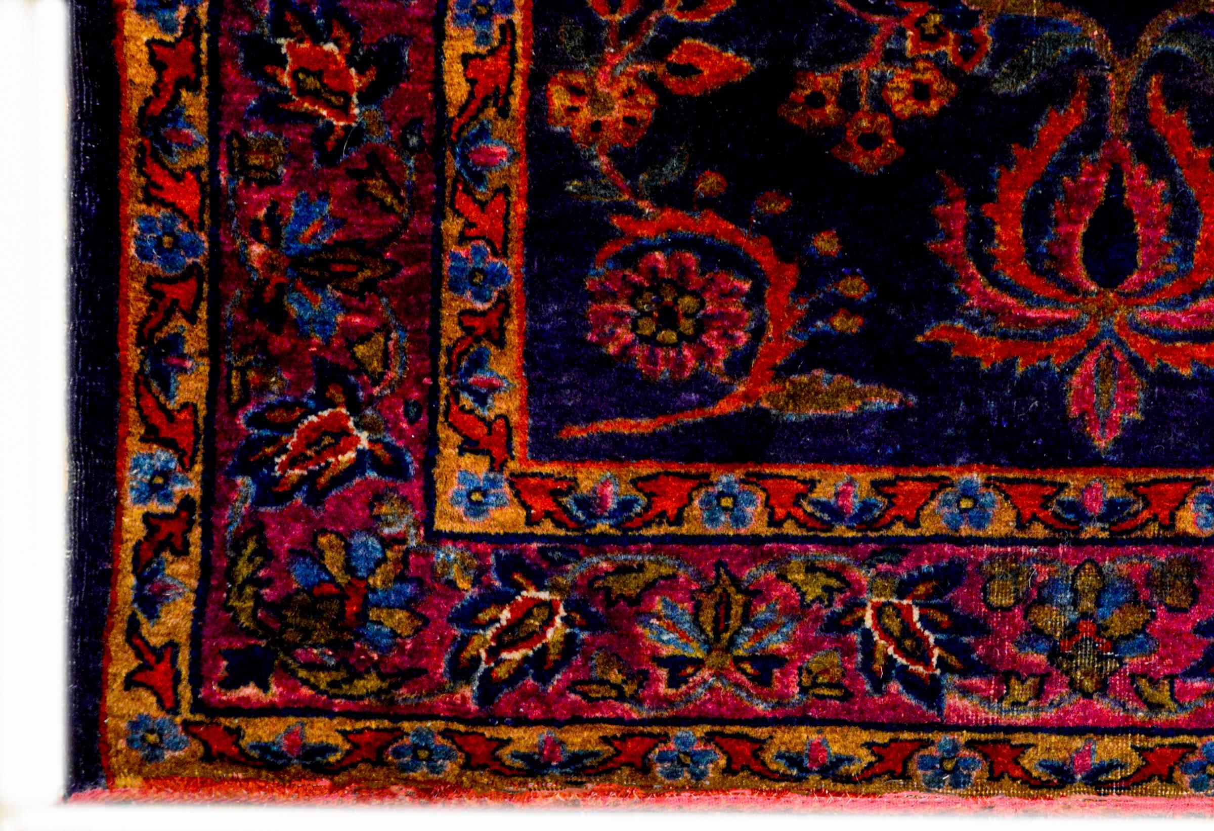 Persian Early 20th Century Yazd Rug For Sale