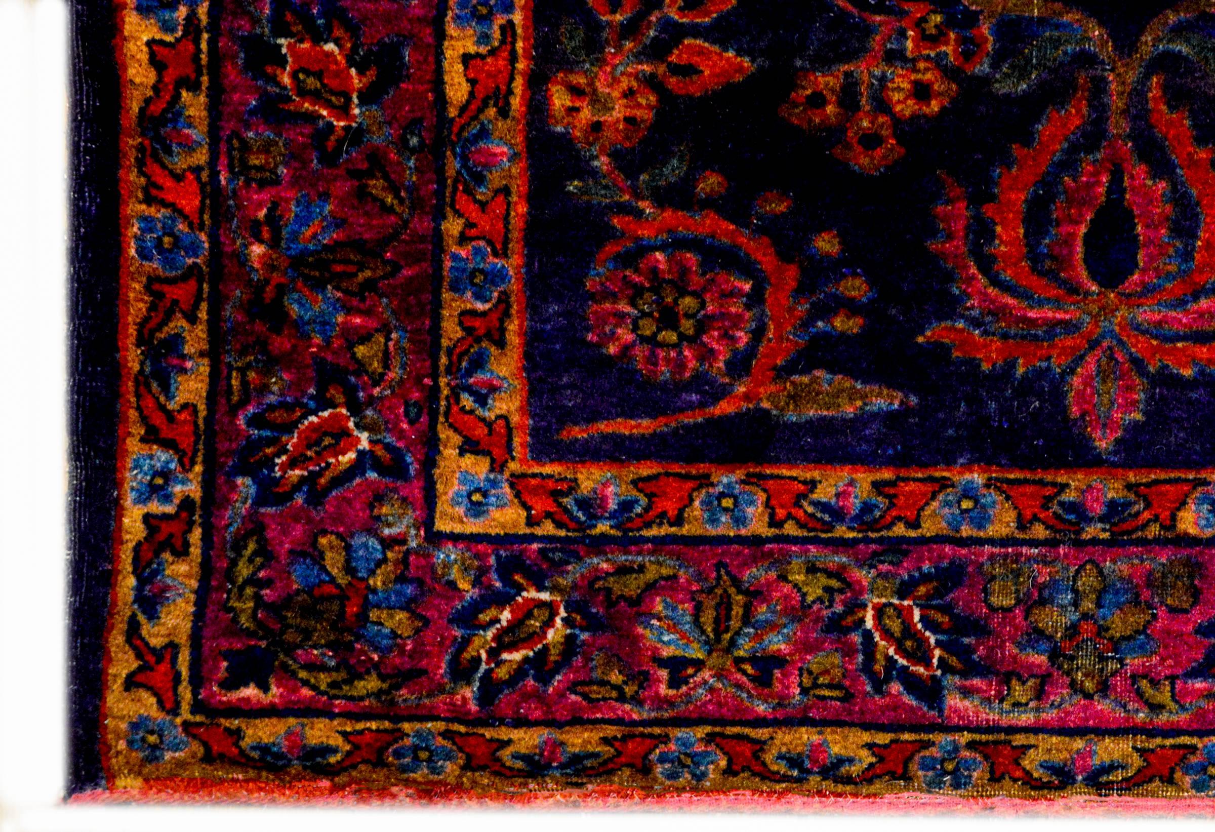 Persiano Tappeto Yazd dei primi del Novecento in vendita