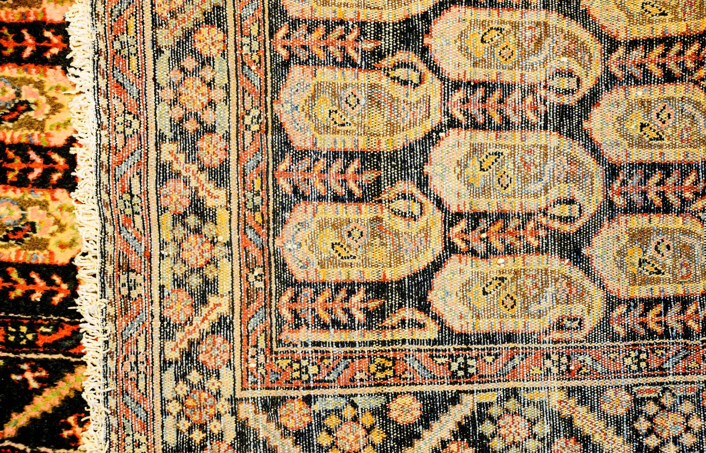 Vegetable Dyed Incredible Mid-20th Century Bakhtiari Runner For Sale