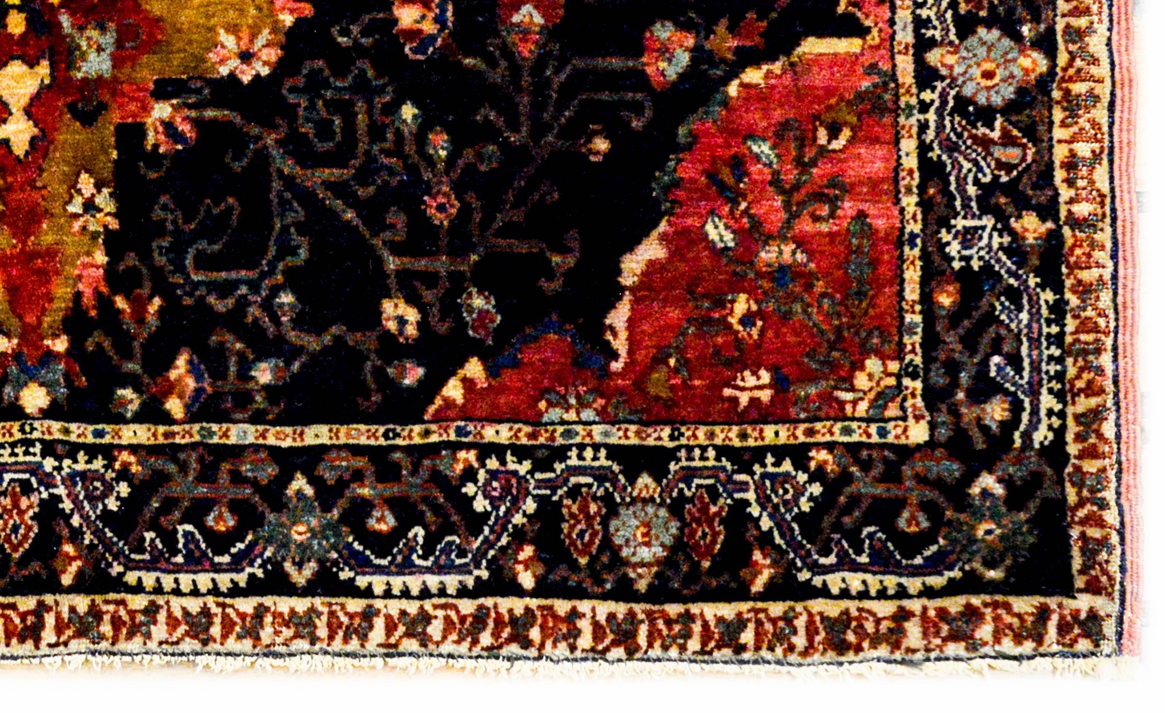 Asian Incredible 19th Century Mission Malayer Rug