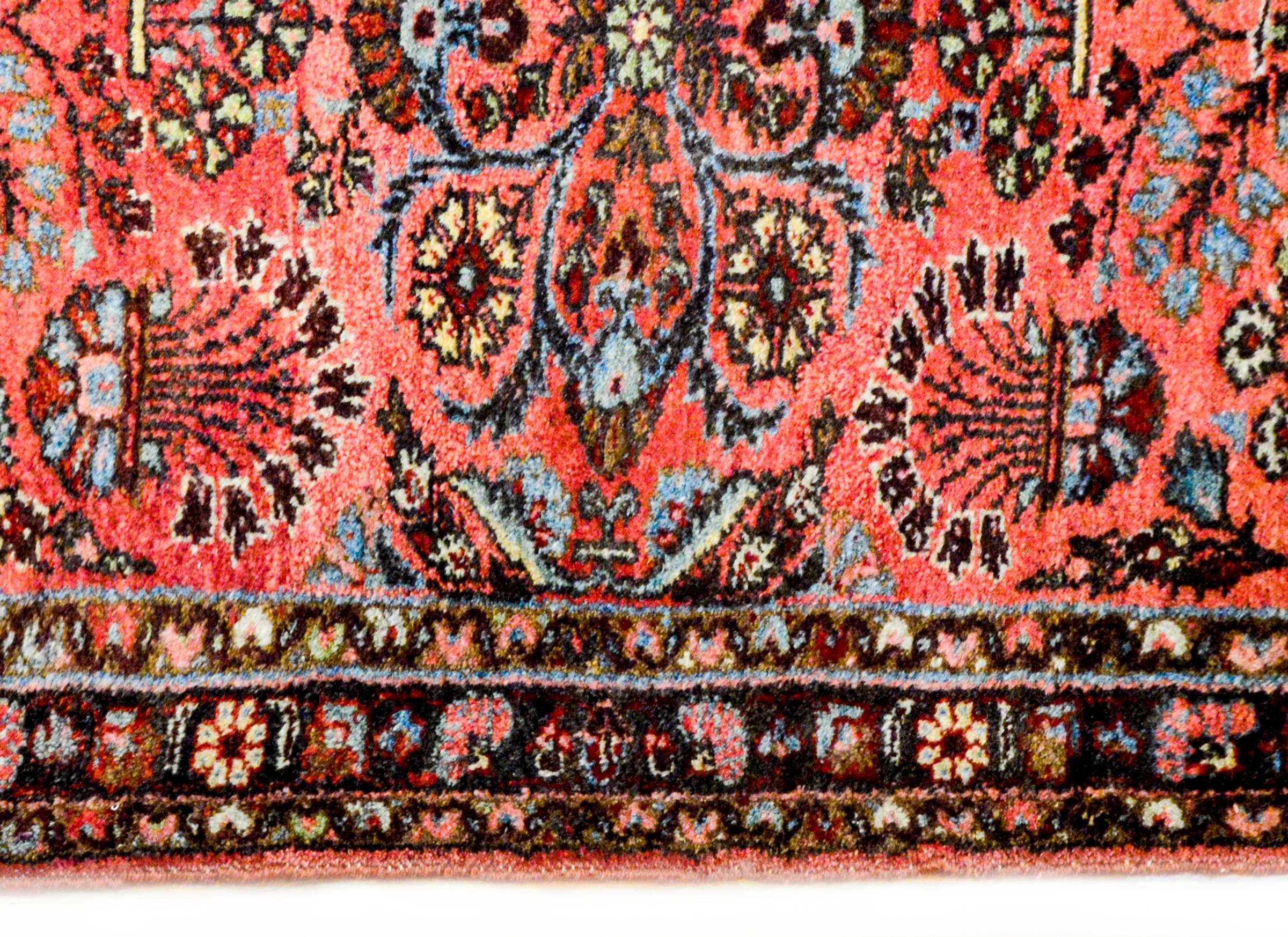 Sarouk Farahan Exceptional Early 20th Century Petite Lilihan Rug