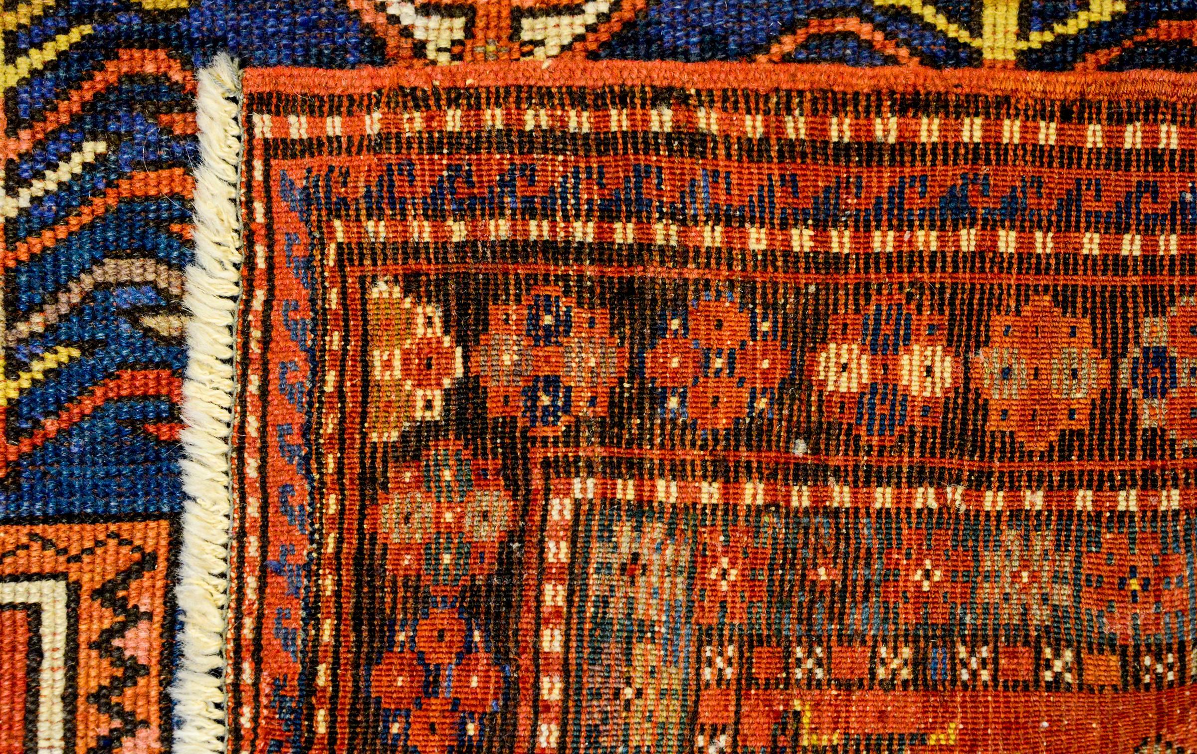 Wonderful 19th Century Kazak Rug In Good Condition For Sale In Chicago, IL