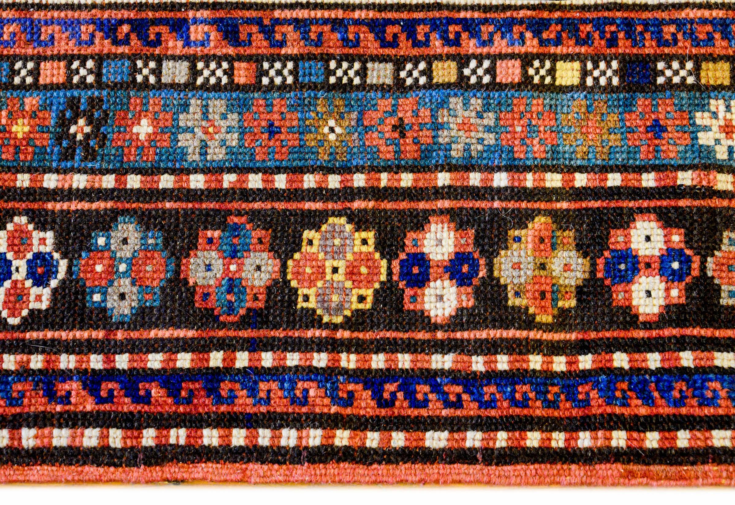Vegetable Dyed Wonderful 19th Century Kazak Rug For Sale
