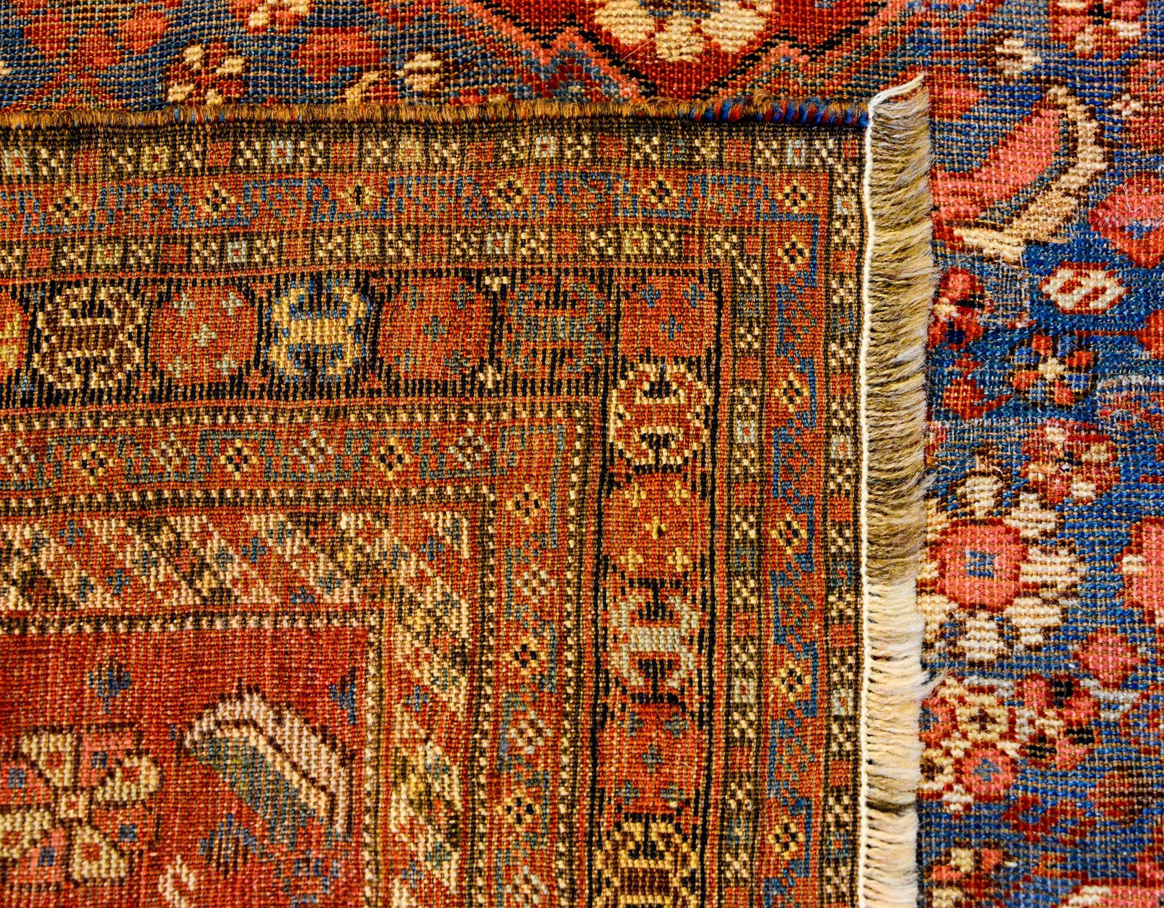 Vegetable Dyed Outstanding 19th Century Qashqai Rug