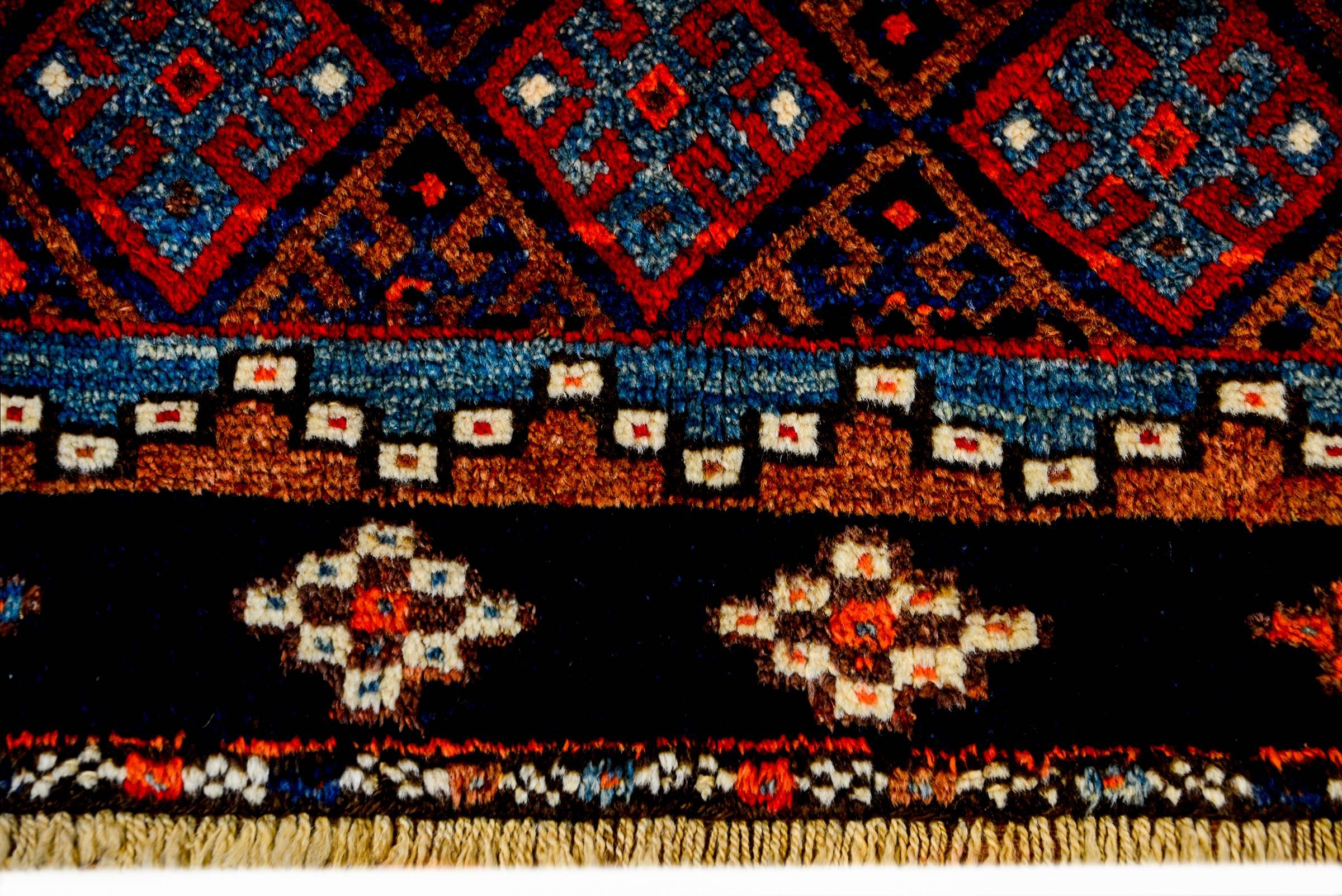 Heriz Serapi Early 20th Century Kurdish Rug For Sale
