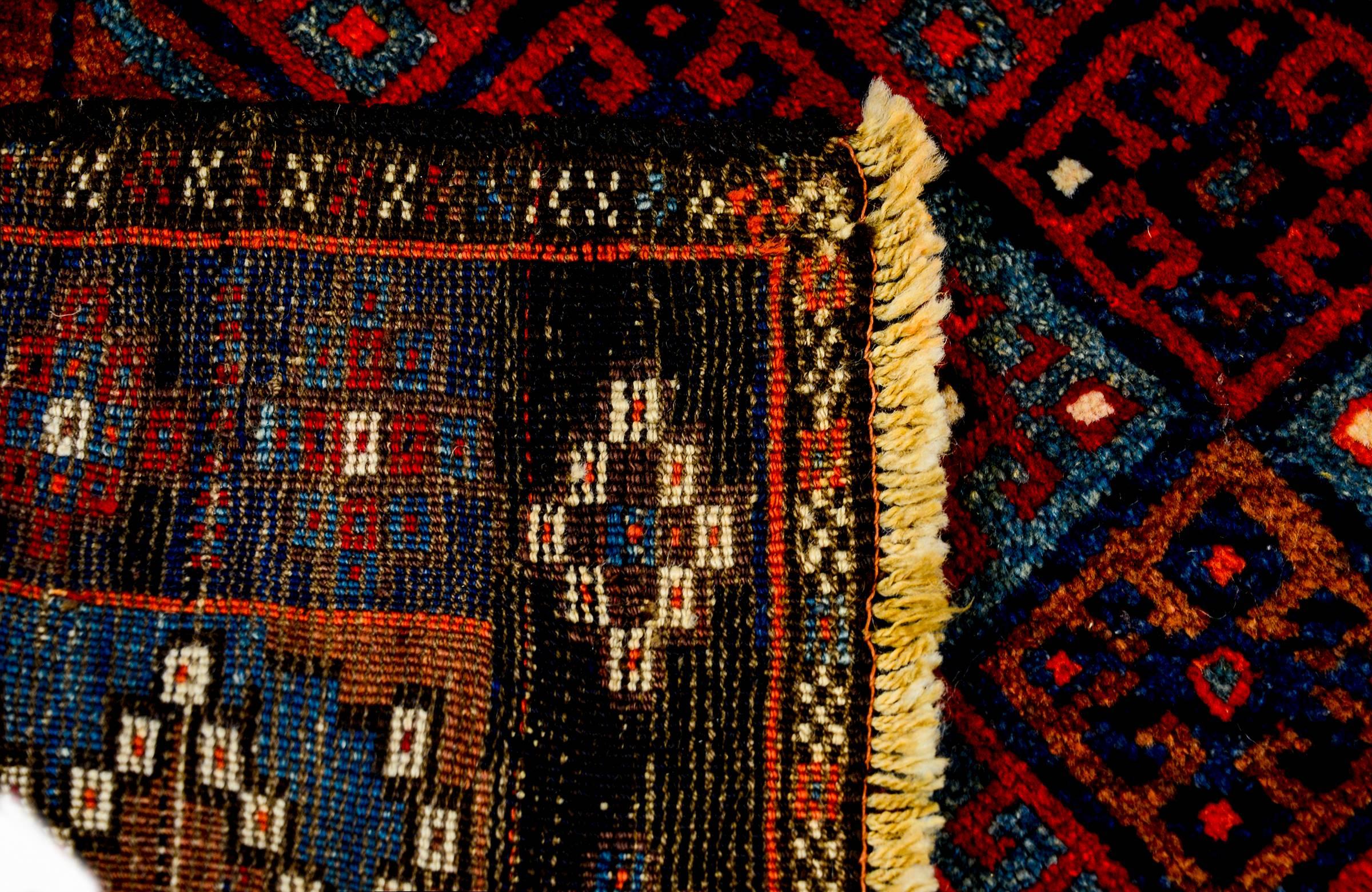 Persian Early 20th Century Kurdish Rug For Sale