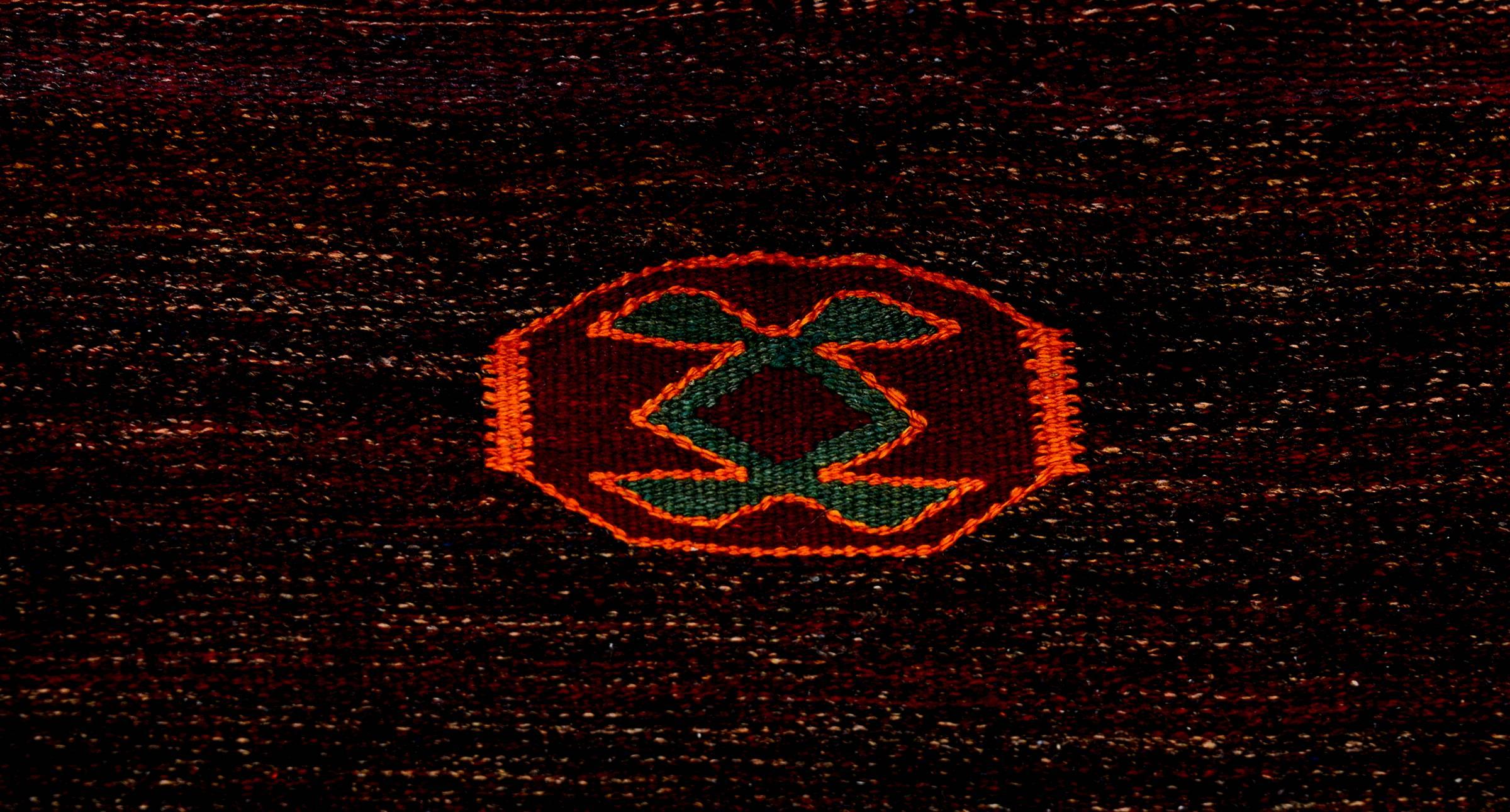Shahsavan-Kelim-Teppich aus der Mitte des 20. Jahrhunderts (Pflanzlich gefärbt) im Angebot