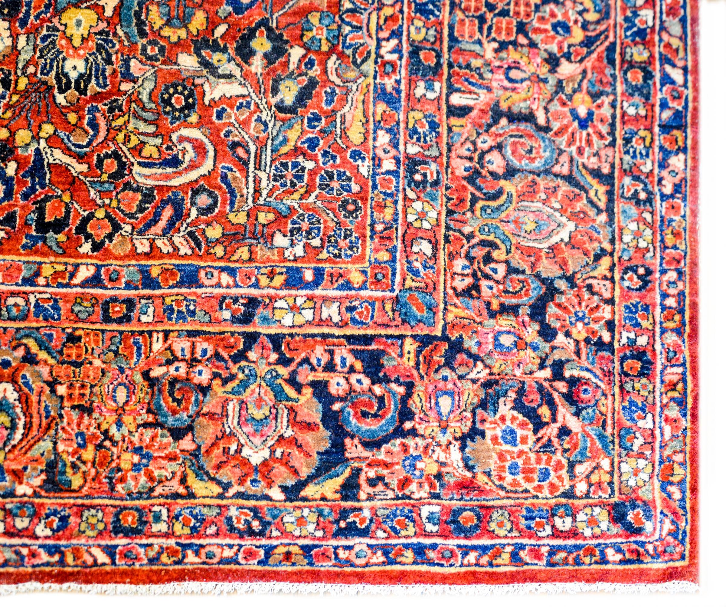 Persian Amazing Early 20th Century Sarouk Rug