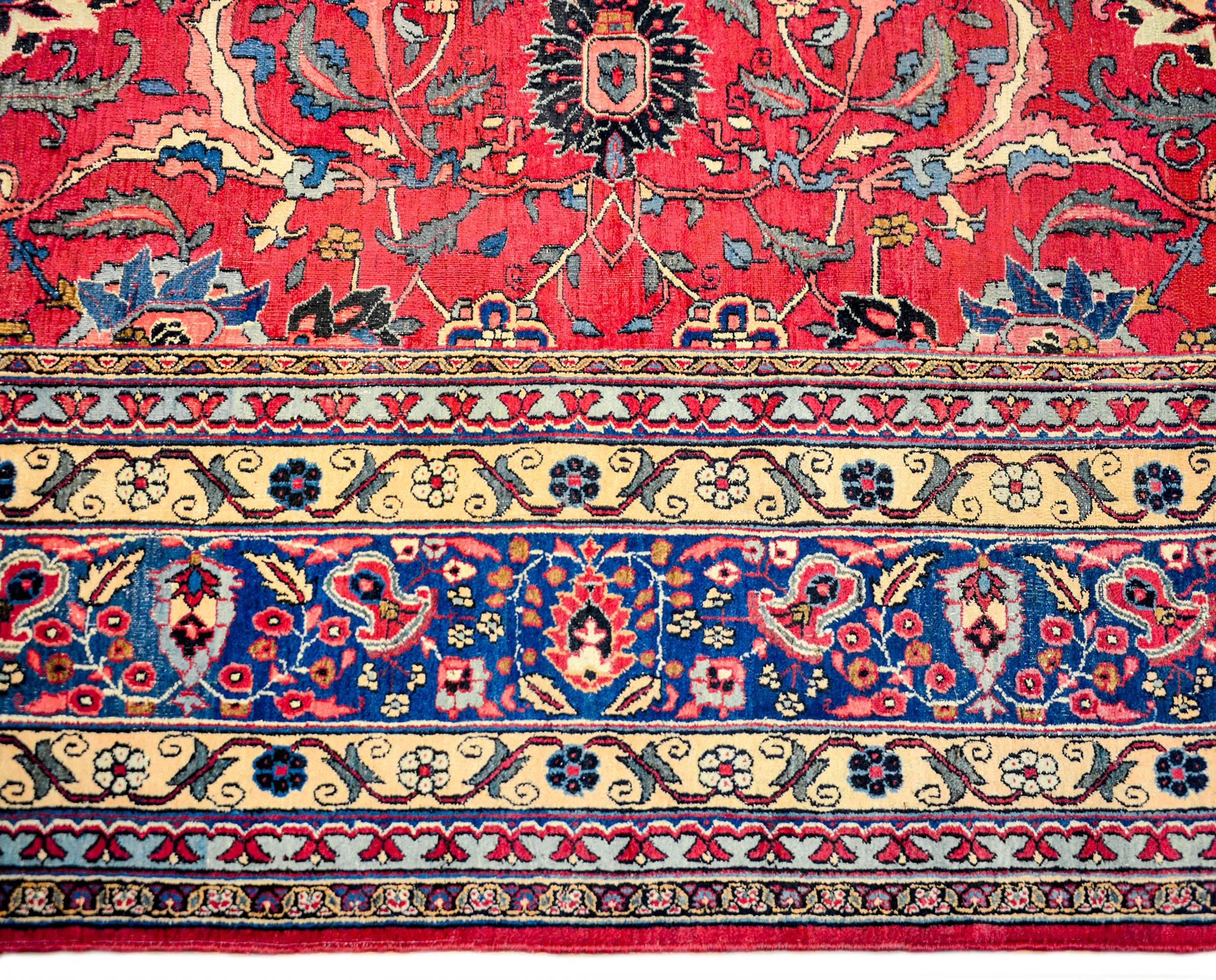 Vegetable Dyed Magnificent Early 20th Century Dorokhsh Rug