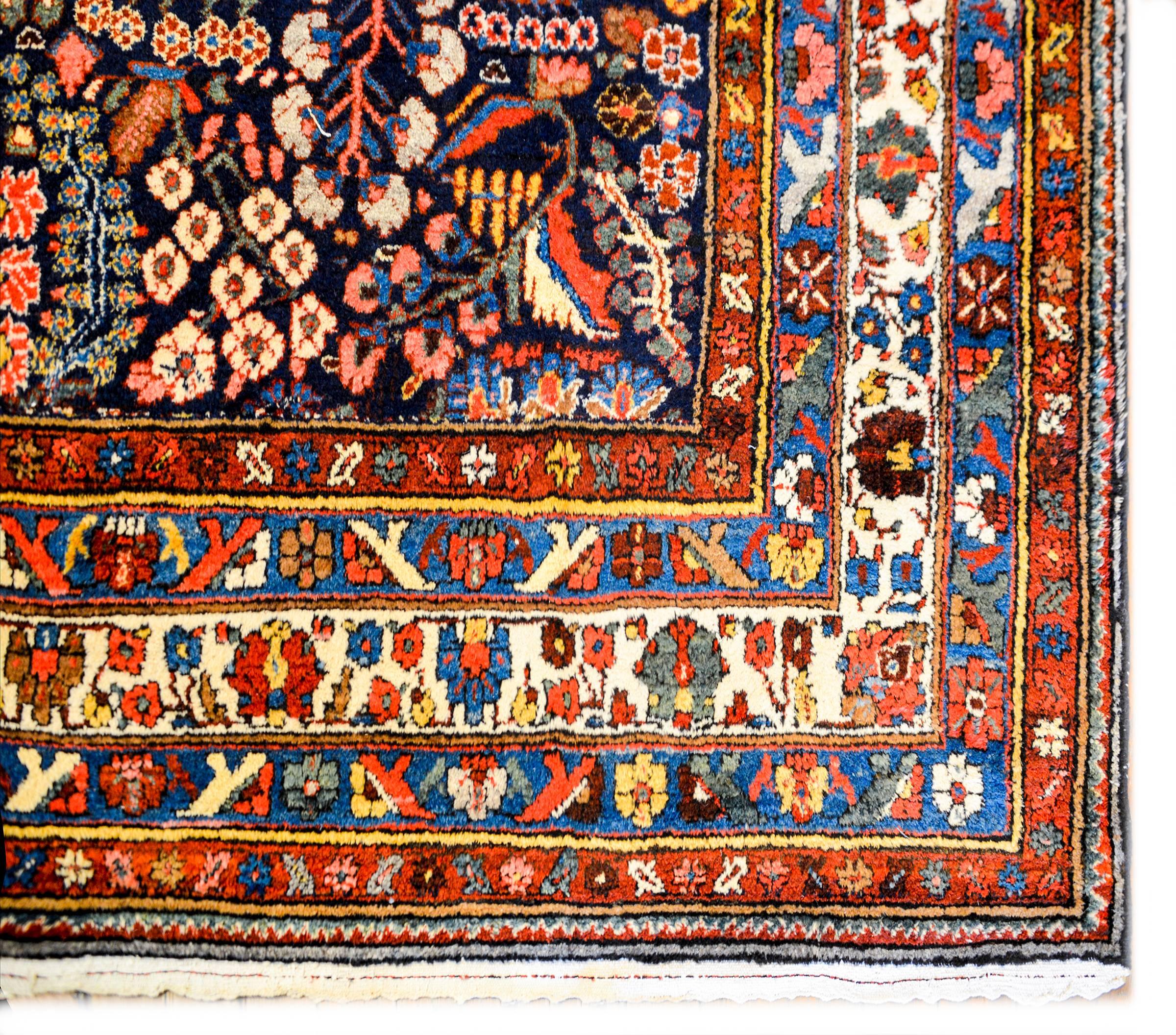 Persian Fantastic Early 20th Century Bibikabad Rug For Sale