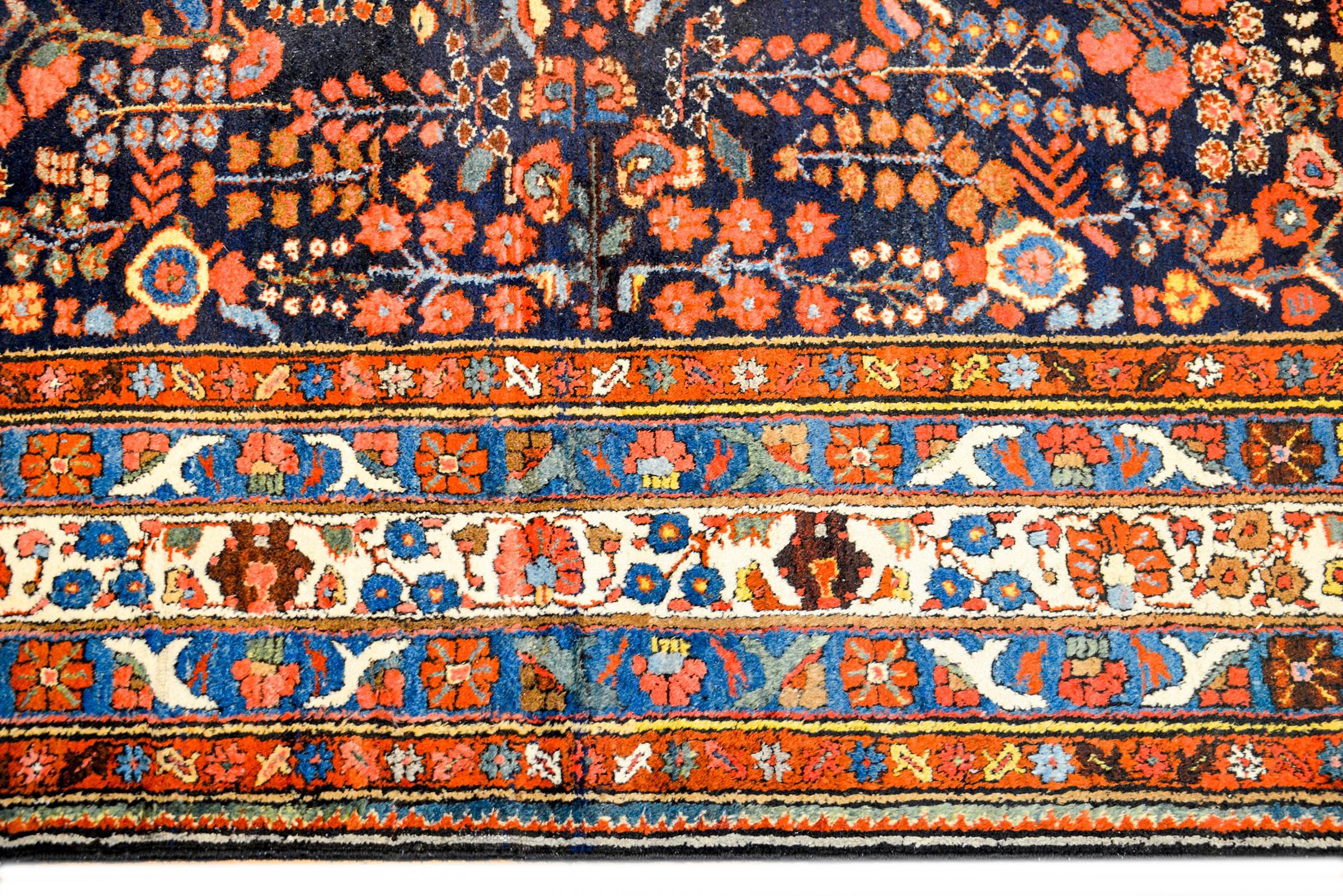 Vegetable Dyed Fantastic Early 20th Century Bibikabad Rug For Sale