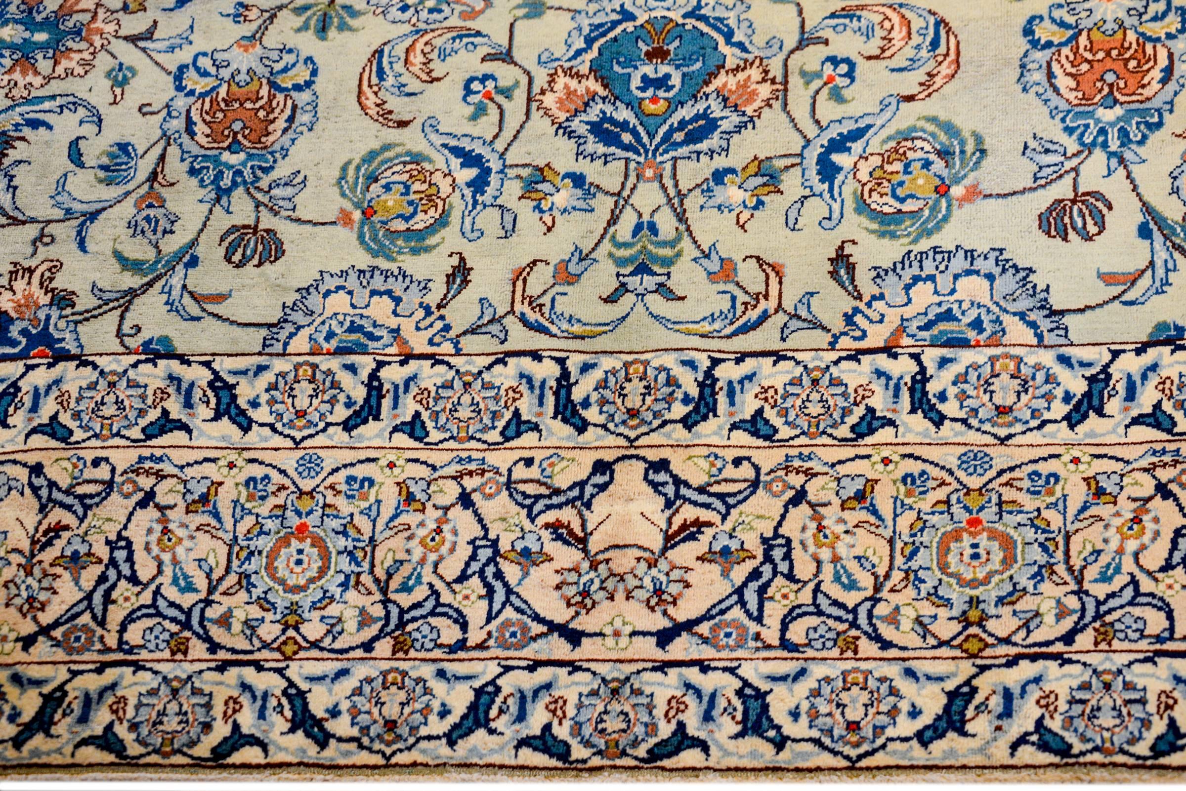 Kashan-Teppich des frühen 20. Jahrhunderts (Kaschan) im Angebot