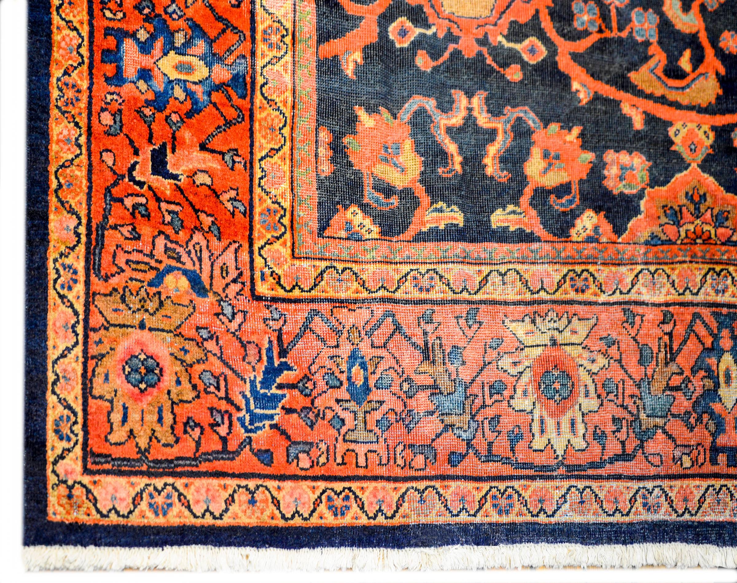 Persian Wonderful Early 20th Century Mahal Rug