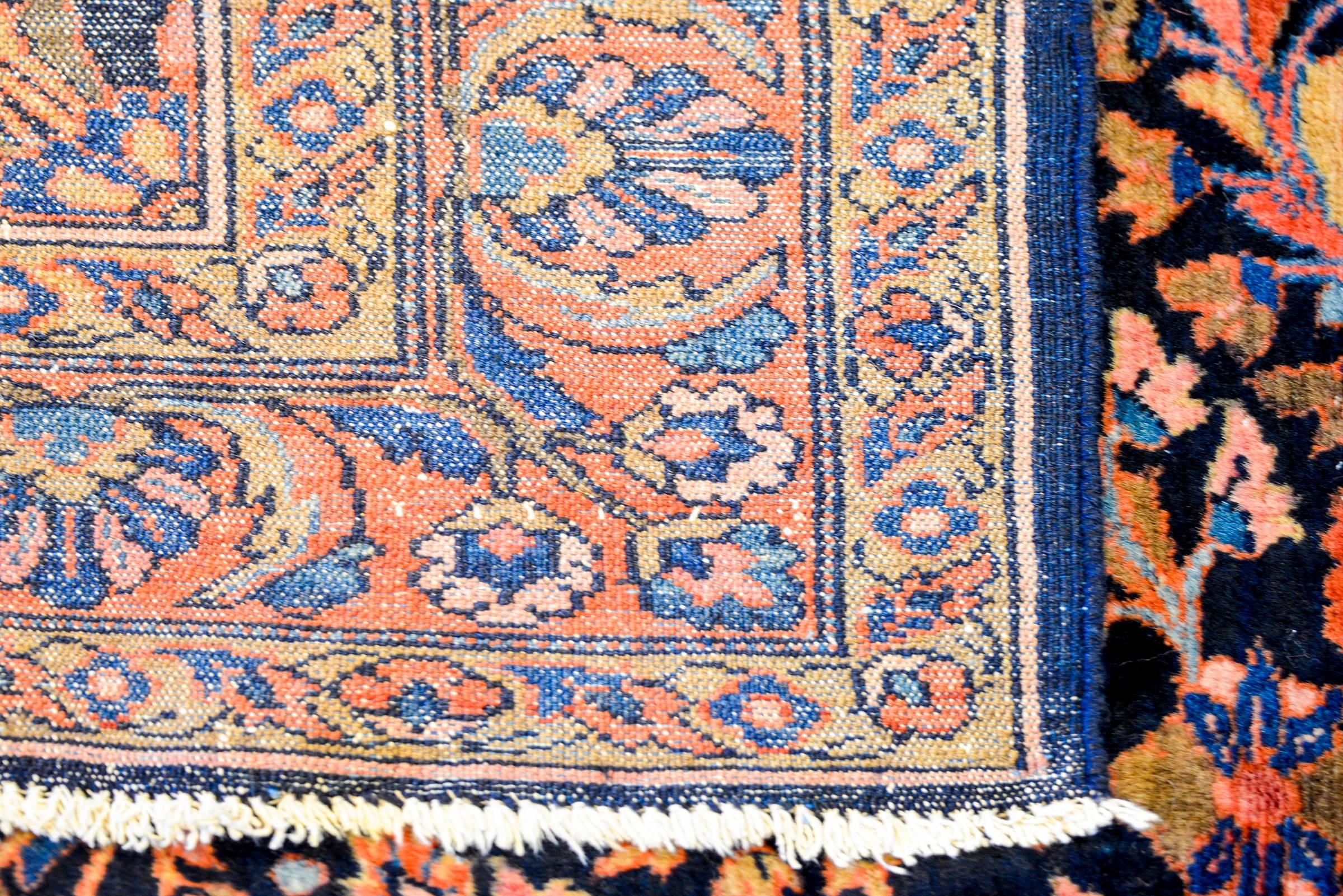 Vegetable Dyed Gorgeous Early 20th Century Lilihan Rug For Sale