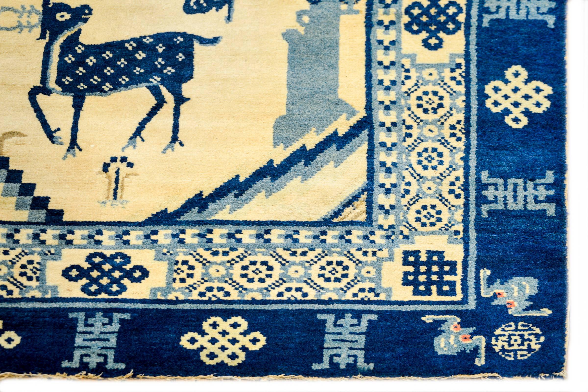 Chinese Incredible Late 19th Century Peking Rug