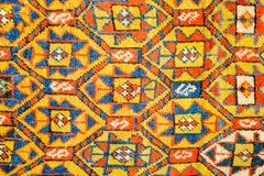 Kazakischer Teppich aus dem späten 19. Jahrhundert