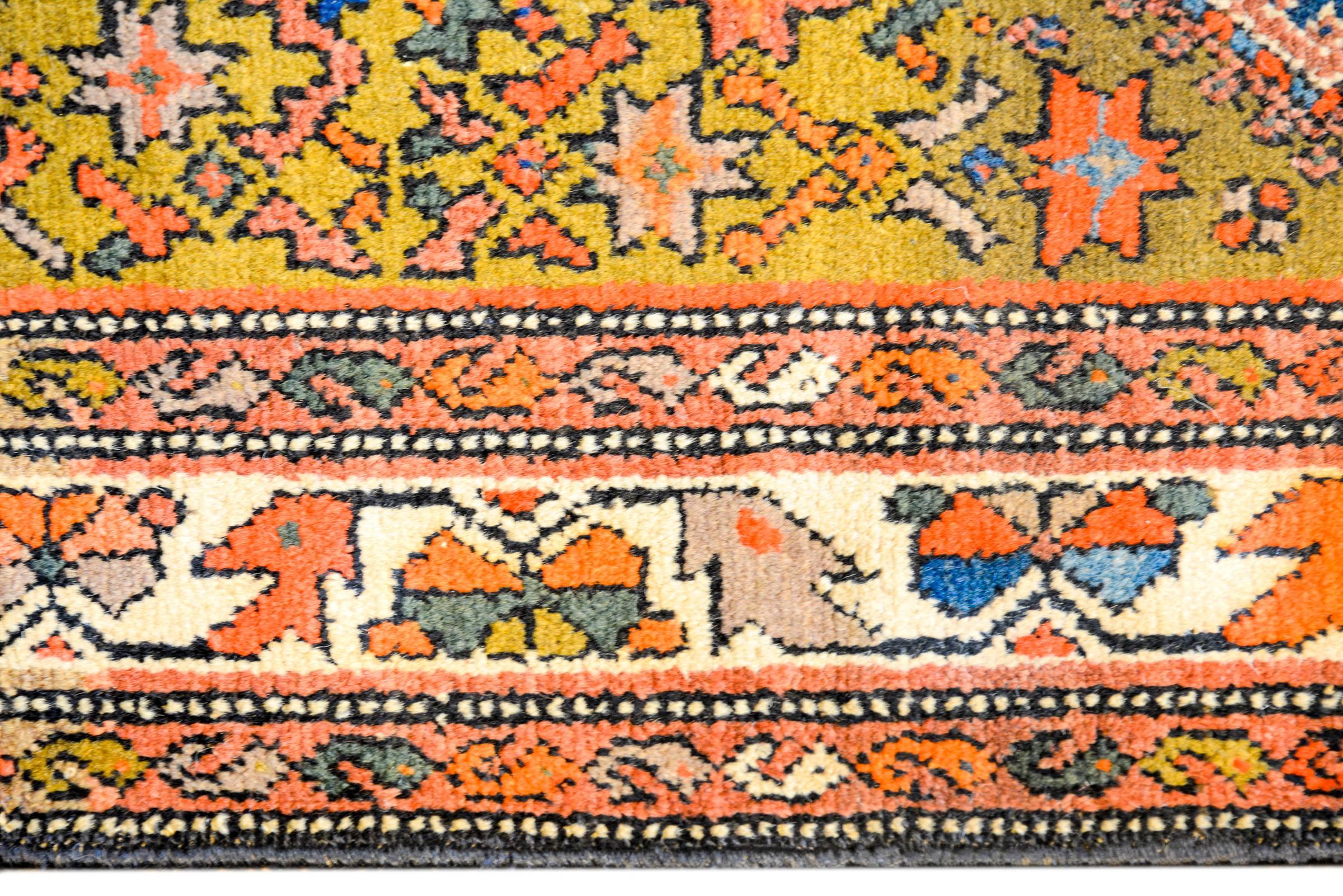 Vegetable Dyed Outstanding Early 20th Century Malayer Rug