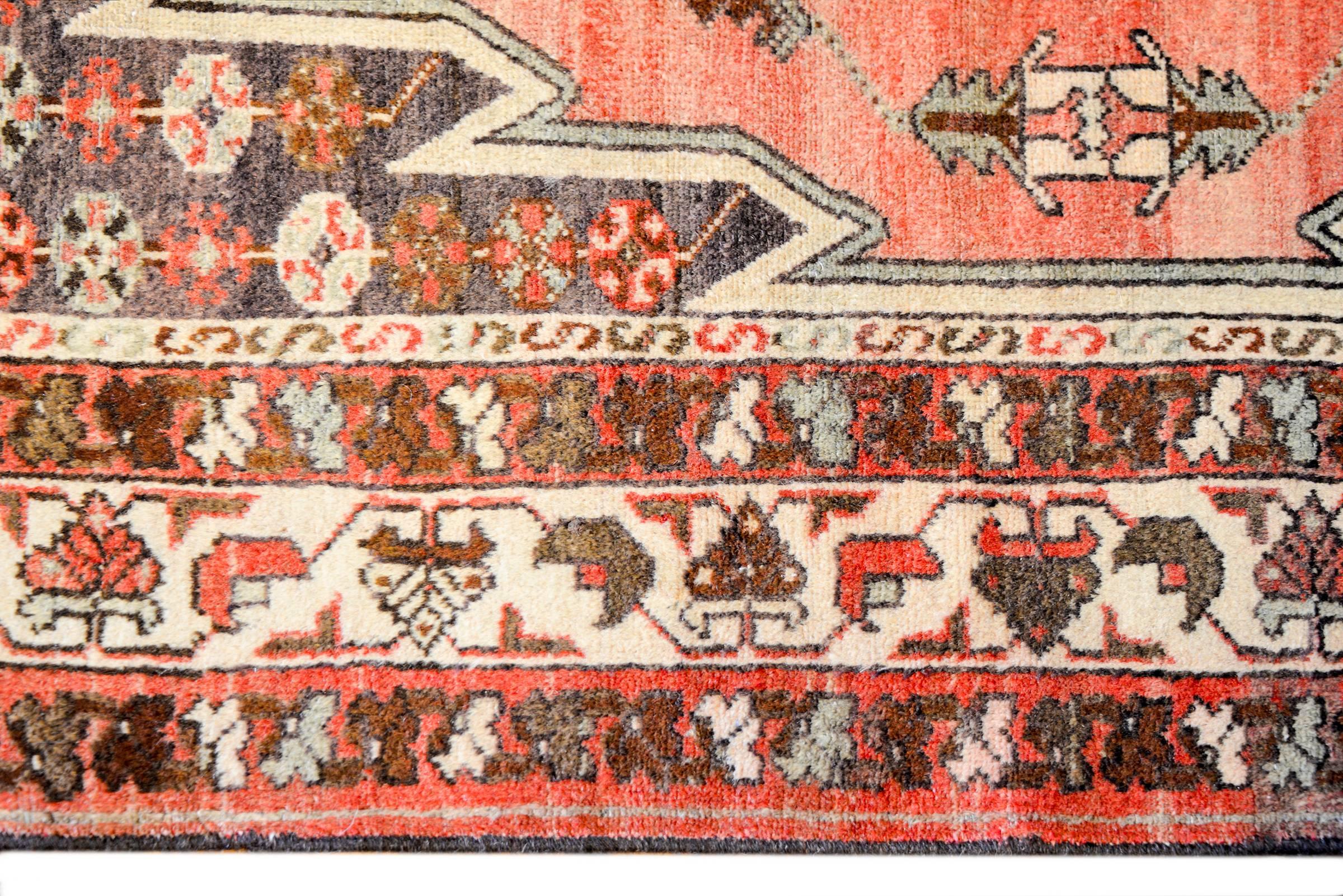 Vegetable Dyed Gorgeous Early 20th Century Malayer Rug