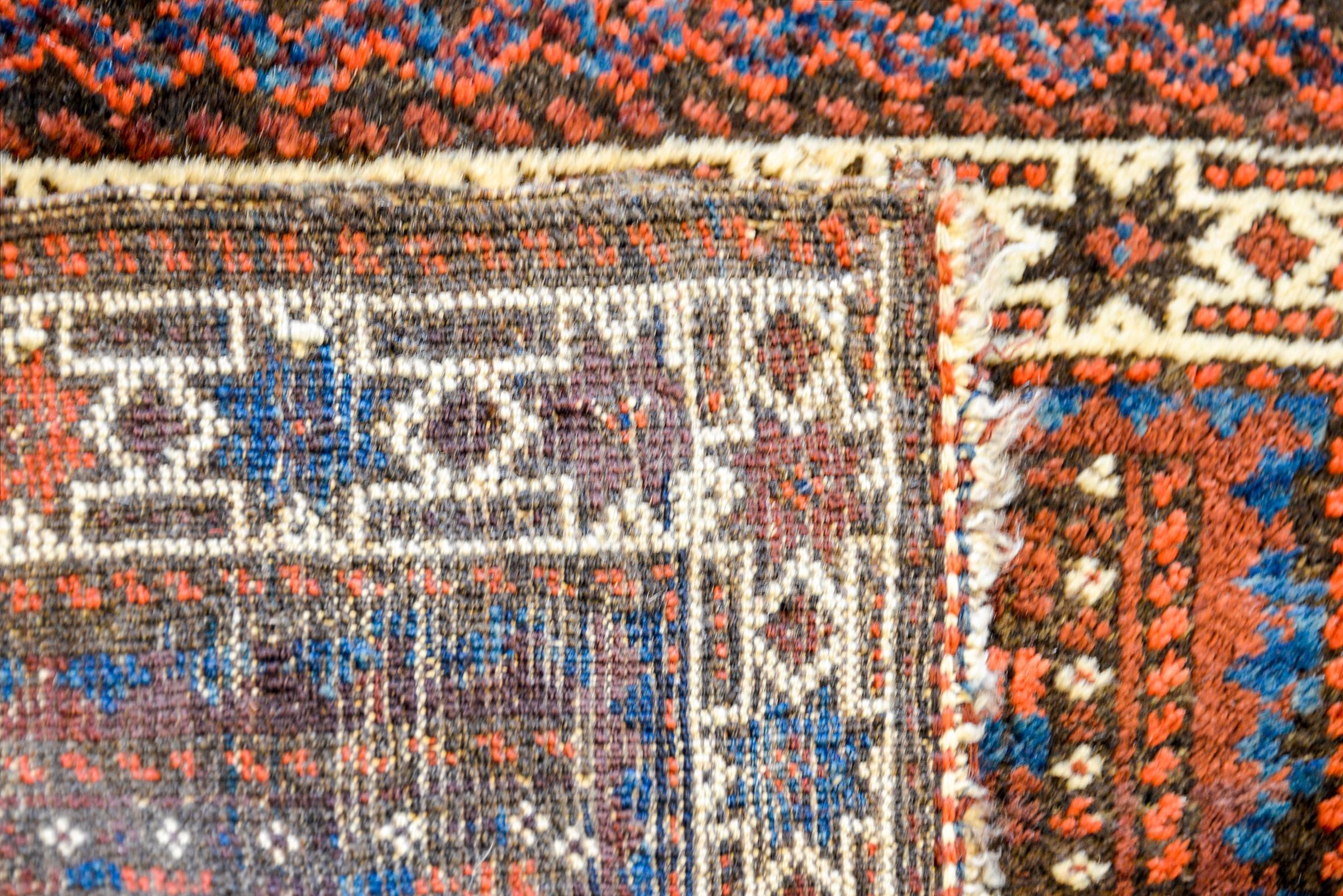 Vegetable Dyed Beautiful Early 20th Century Turkman Rug For Sale