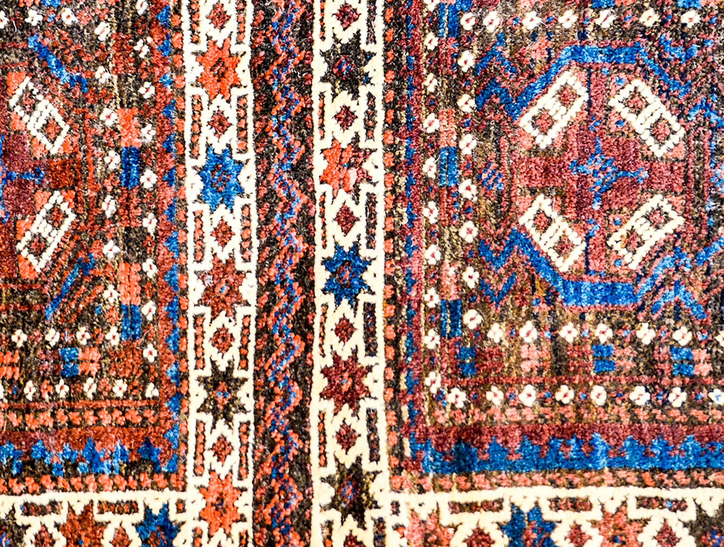 Kazak Beautiful Early 20th Century Turkman Rug For Sale