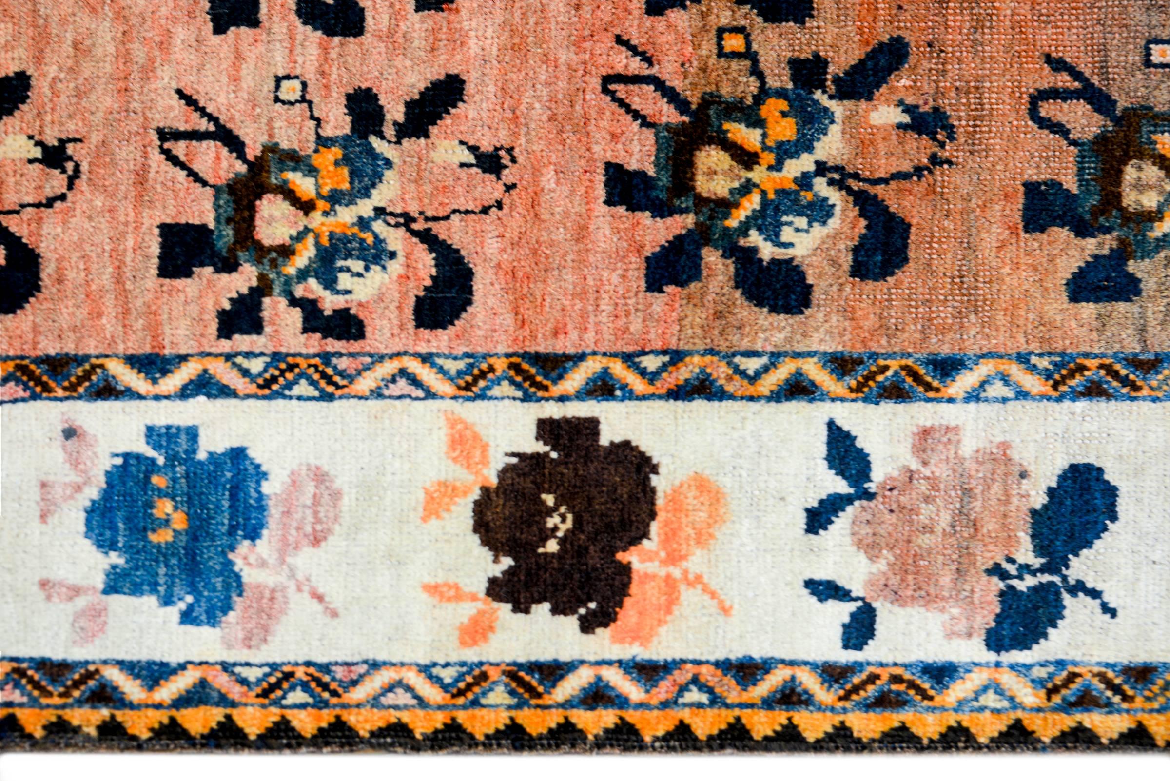 Serapi Unique Late 19th Century Shiraz Rug For Sale