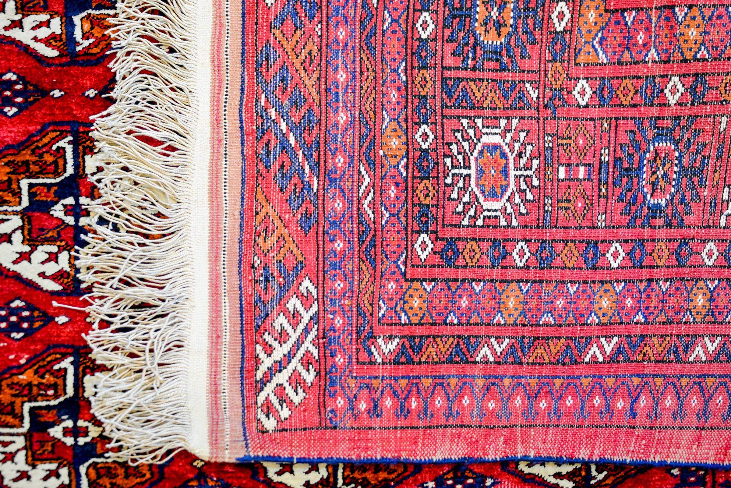 Turkestan Silk Turkmen Rug For Sale