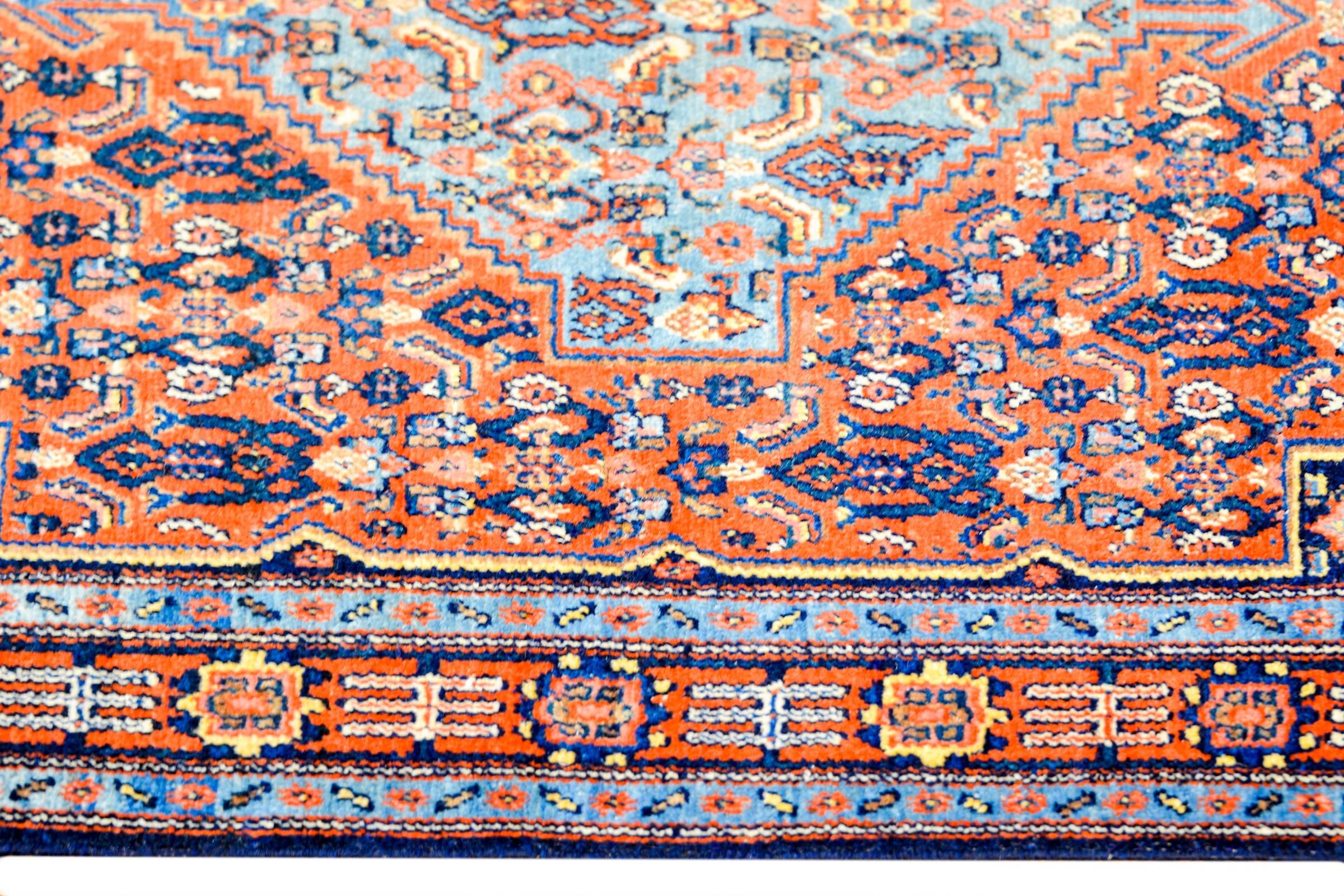 Tabriz Beautiful Early 20th Century Seneh Rug For Sale