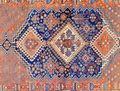 Incredible Early 20th Century Ghashghaei Rug