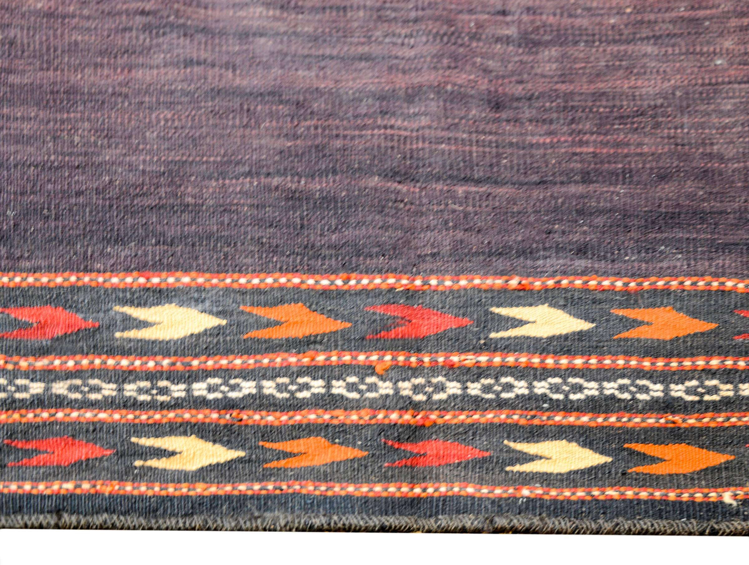 Kilim Beautiful Early 20th Century Baluch Sofreh For Sale