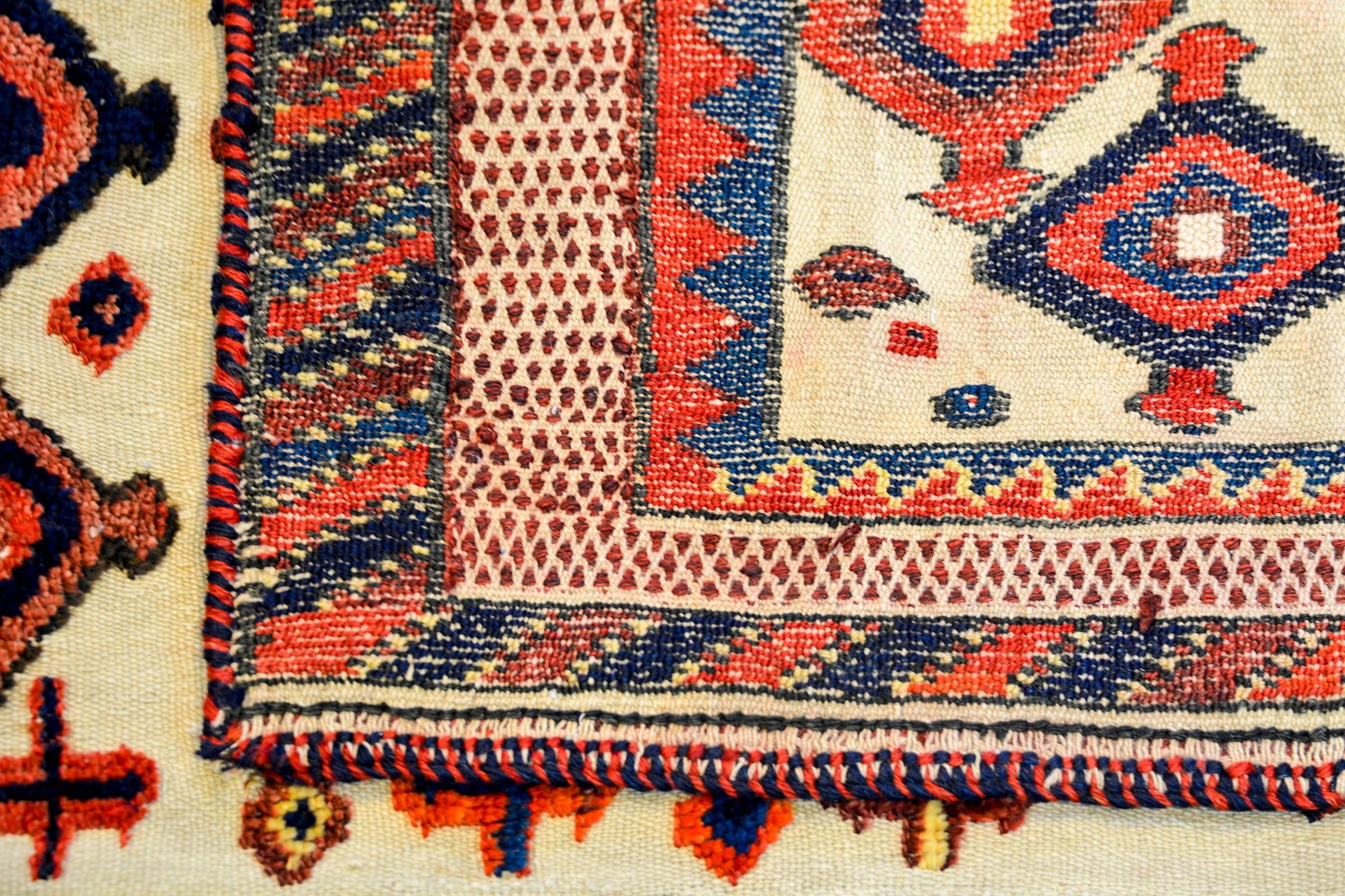 Tribal Mid-20th Century Afshar Horse Blanket For Sale