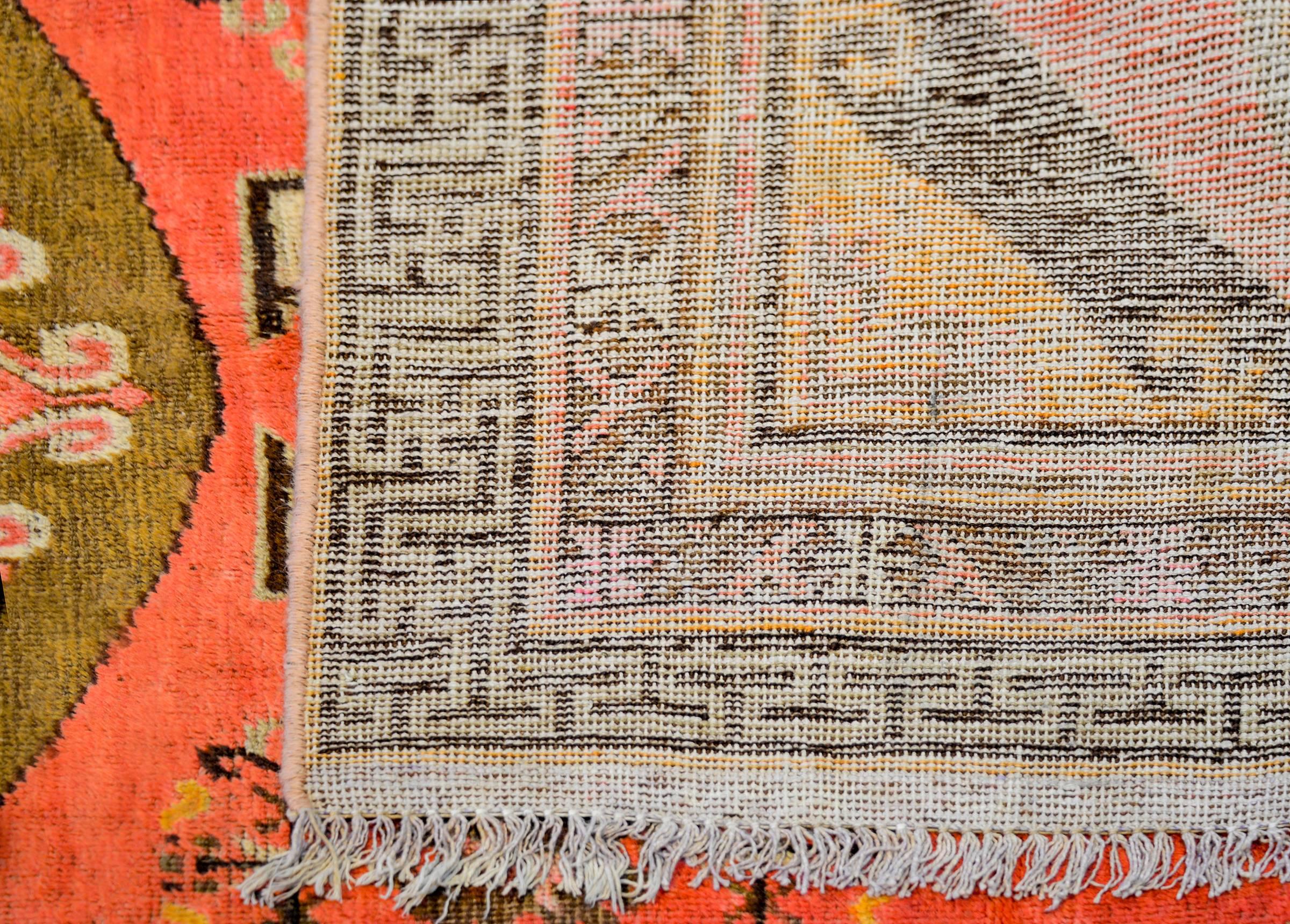 Mid-20th Century Wonderful Early 20th Century Khotan Rug For Sale