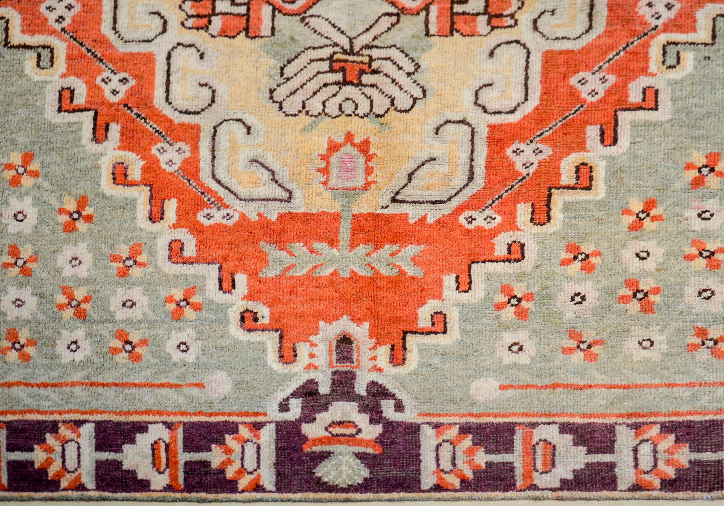 Central Asian Excellent Early 20th Century Samarkand Rug