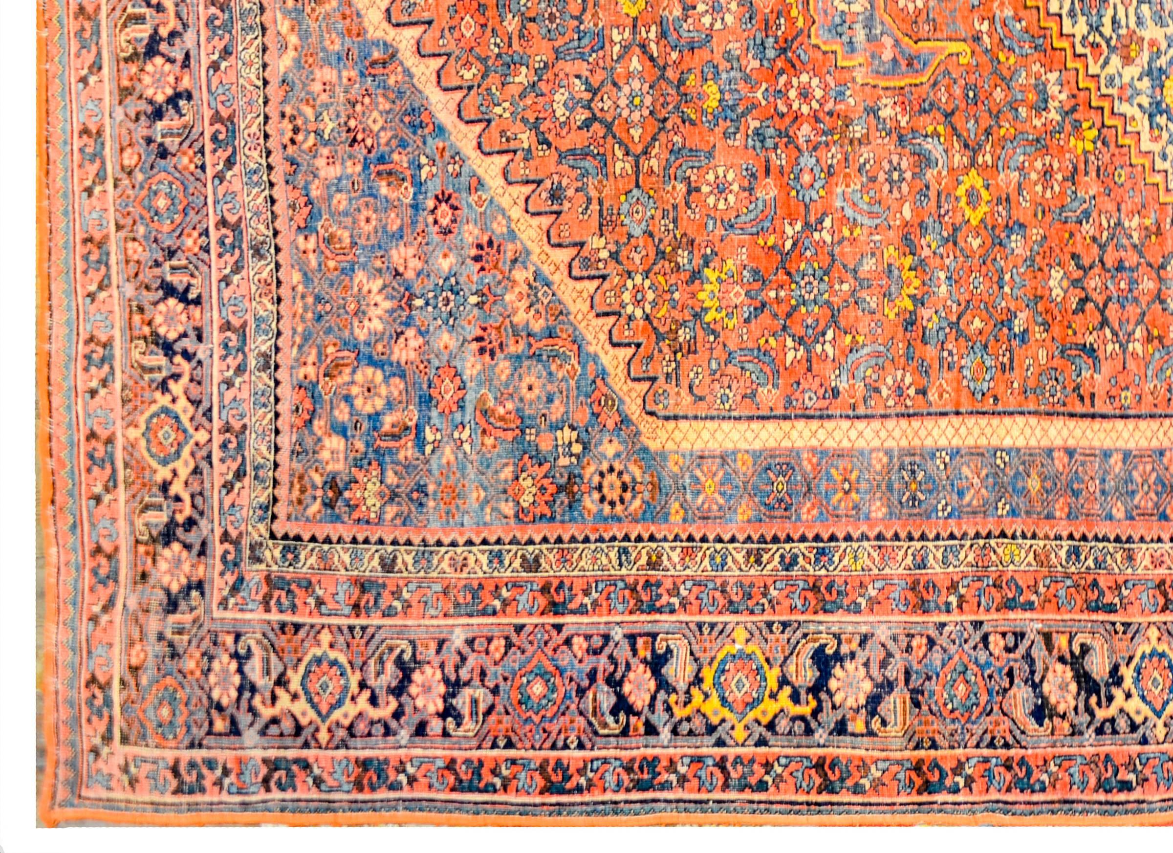 Persian Late 19th Century Bidjar Rug