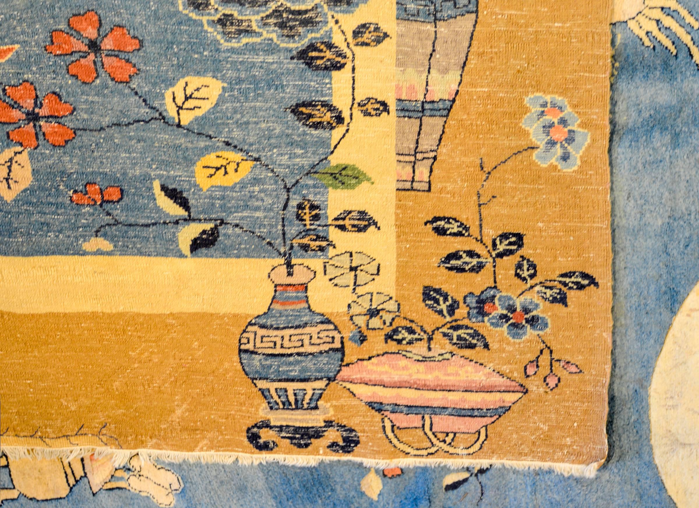 Late 19th Century Extraordinary Chinese Peking Rug