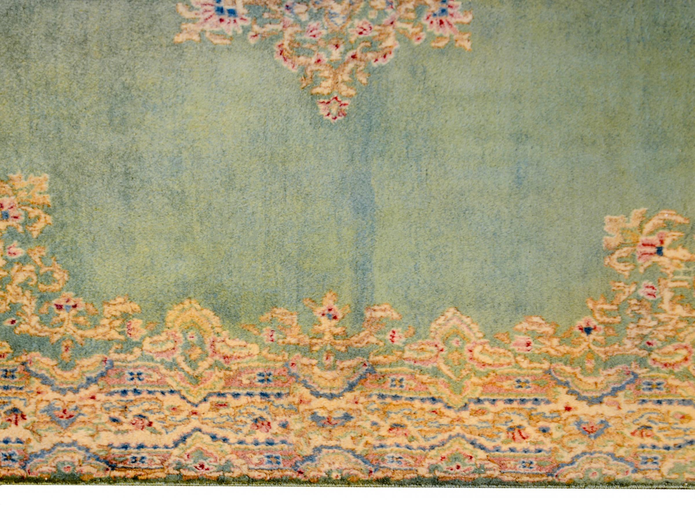 Mid-20th Century Early 20th Century Persian Kirman Rug