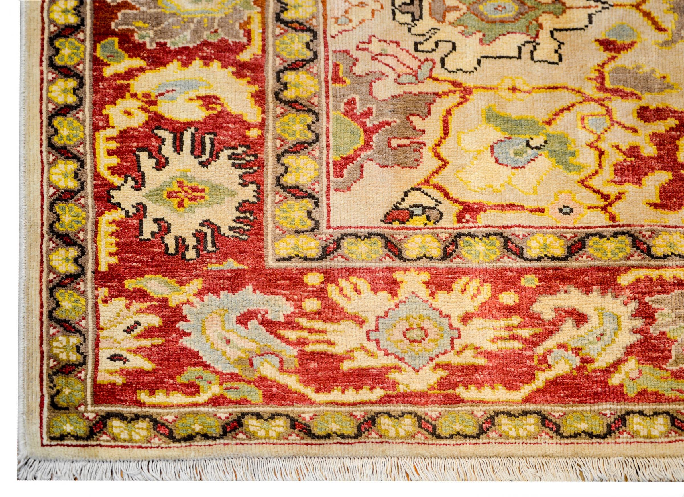 Vegetable Dyed Wonderful Early 20th Century Sultanabad Rug